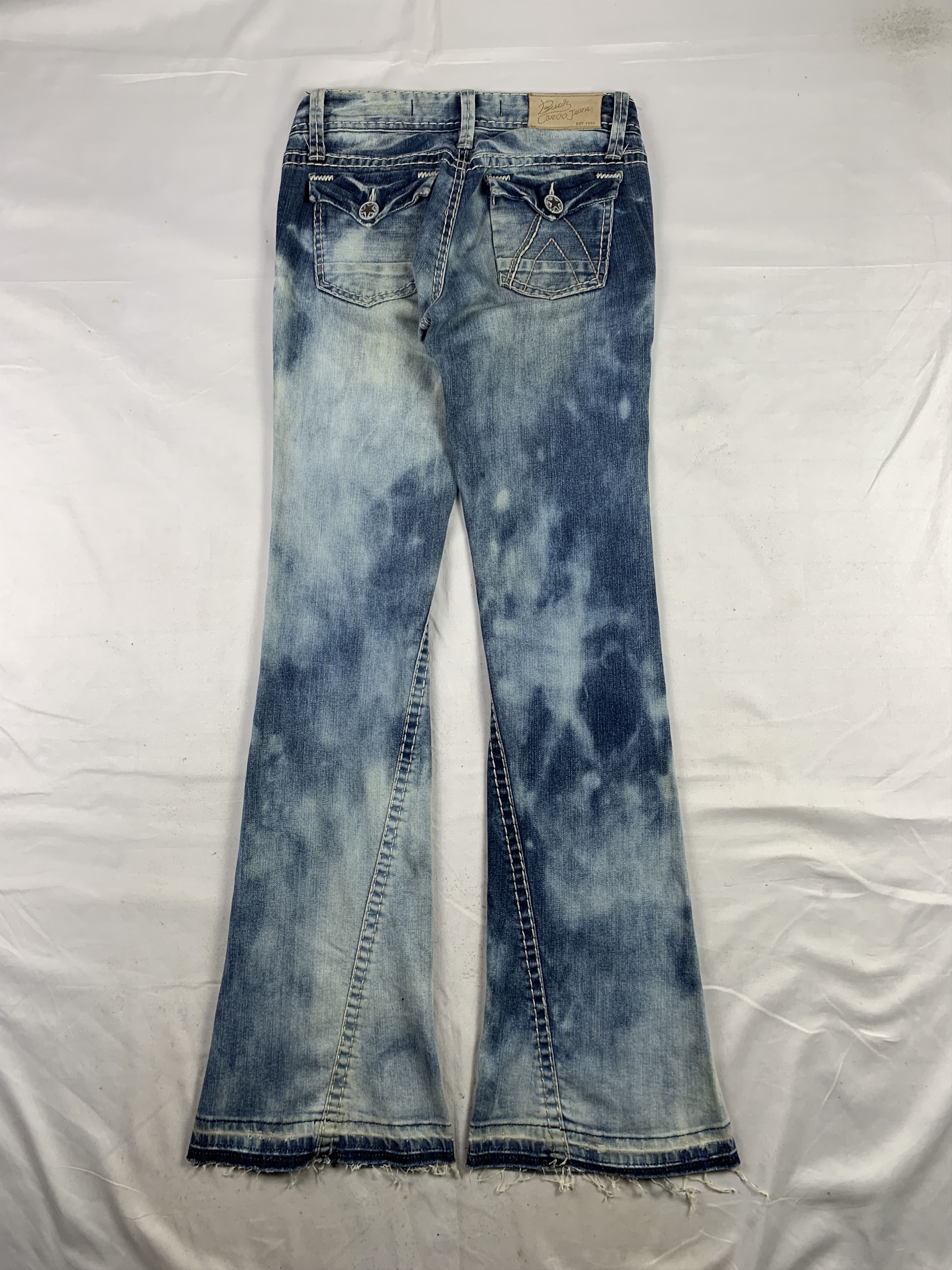 BUCKAROO Buckaroo Washed Blue Flared Bootcut Lowrise Jeans (28) Size 28" / US 6 / IT 42 - 1 Thumbnail