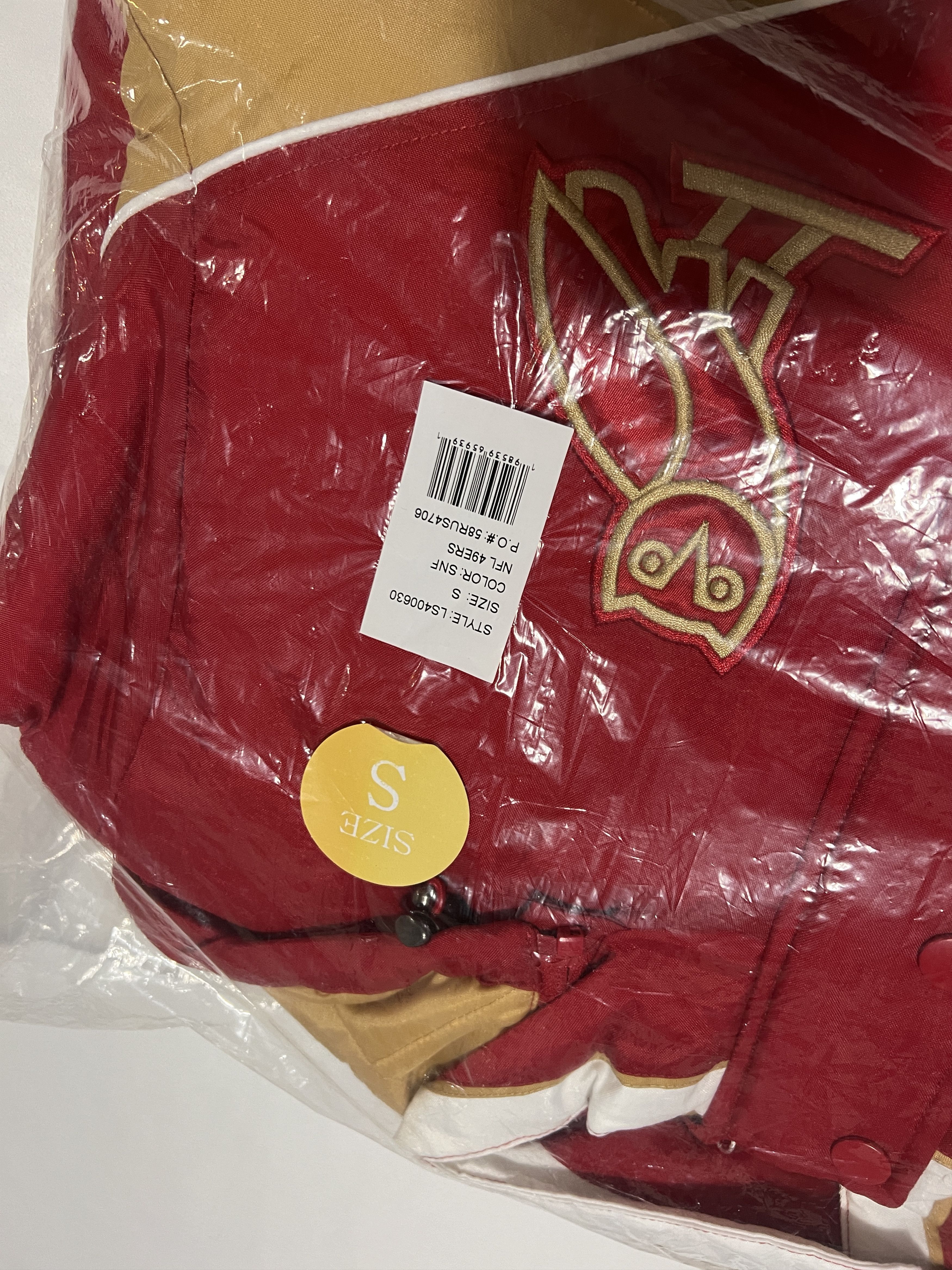 Drake OVO x NFL SAN FRANCISCO 49ERS STARTER SIDELINE PUFFER JACKET Size US S / EU 44-46 / 1 - 3 Thumbnail