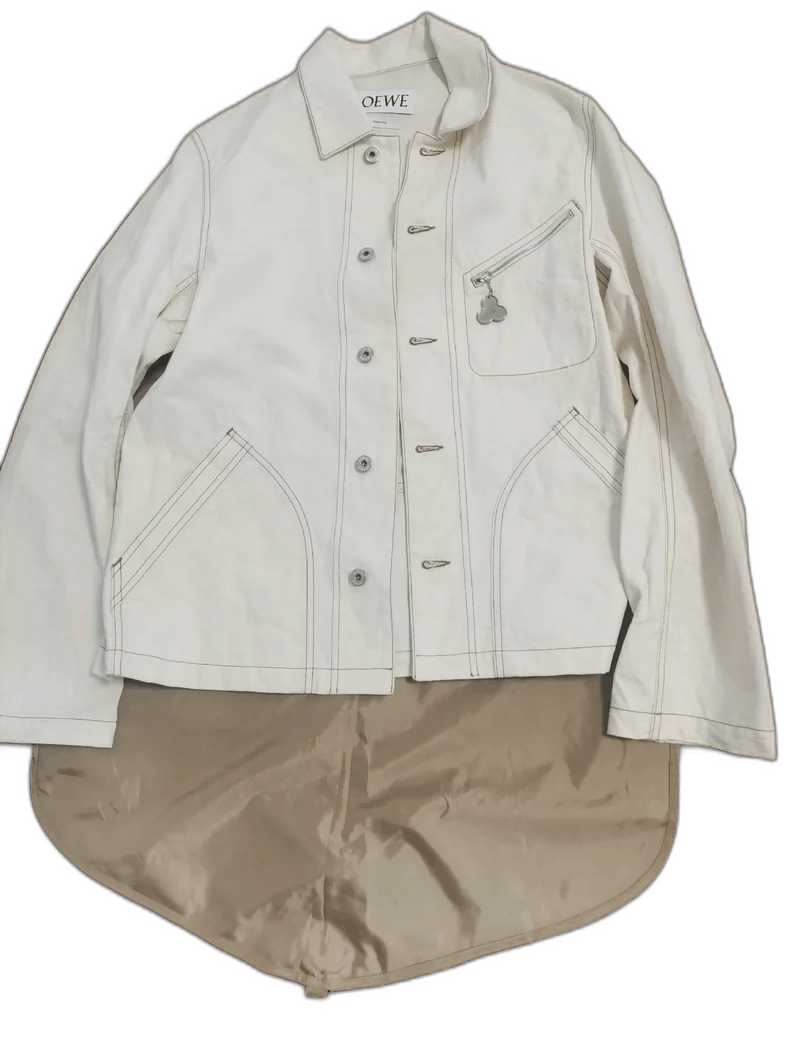 Loewe Loewe White Denim Jacket Size M Size US M / EU 48-50 / 2 - 1 Thumbnail