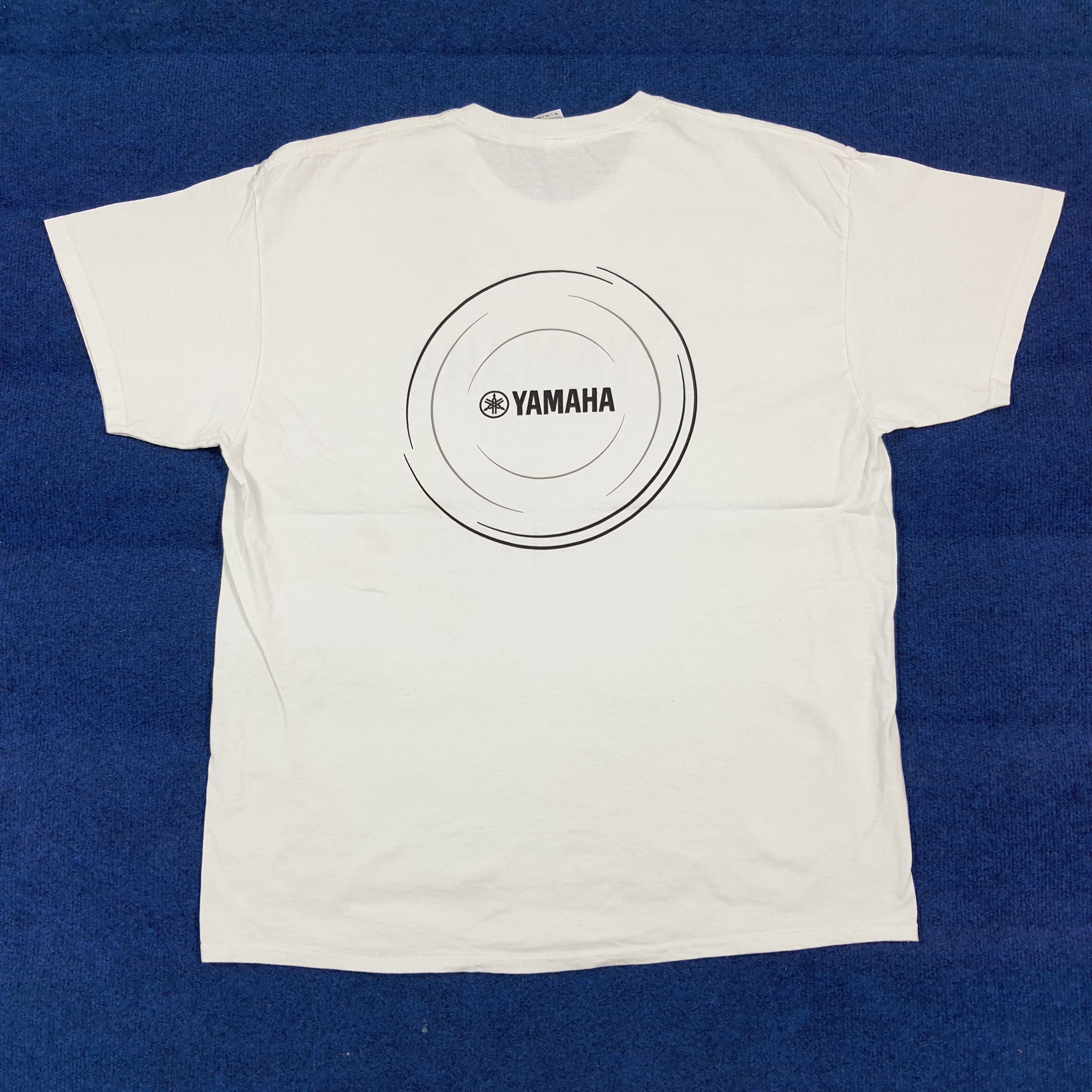 Yamaha Vintage YAMAHA Japan Motorsports Tshirt C301N70 Size US XL / EU 56 / 4 - 3 Thumbnail