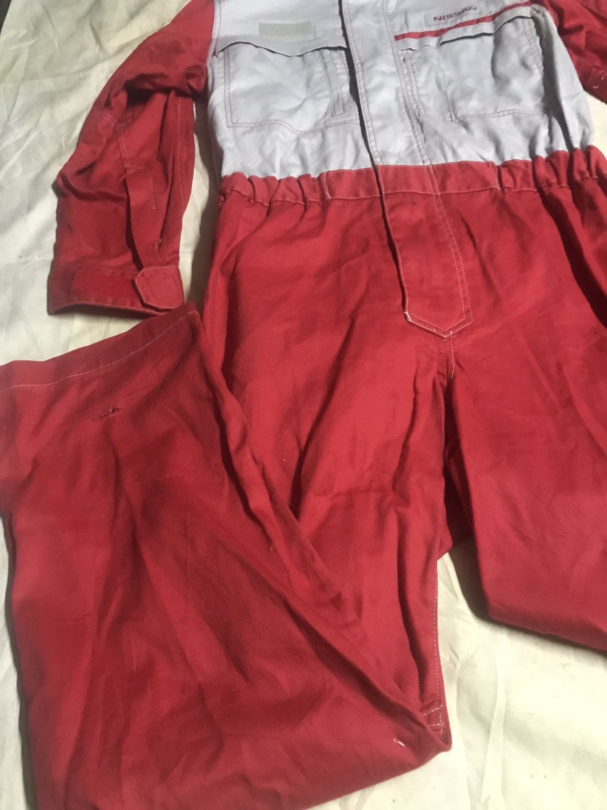 Japanese Brand Nissan Engineered Coverral Size 34R - 3 Thumbnail