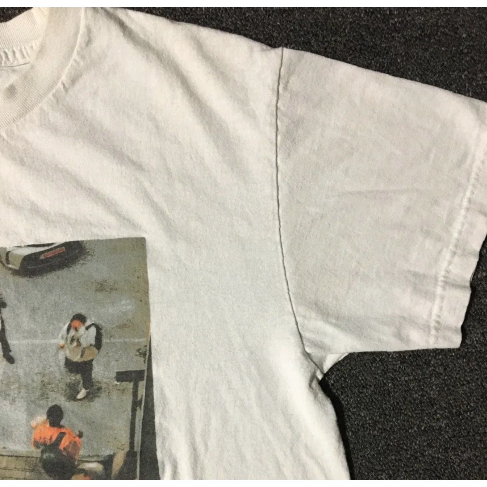 Odd Future Brockhampton Family Matters Faded Shirt M Concert Hip Hop White Graphic Tee Men 90s California Flower Rose Rock Streetwear Size US M / EU 48-50 / 2 - 6 Thumbnail