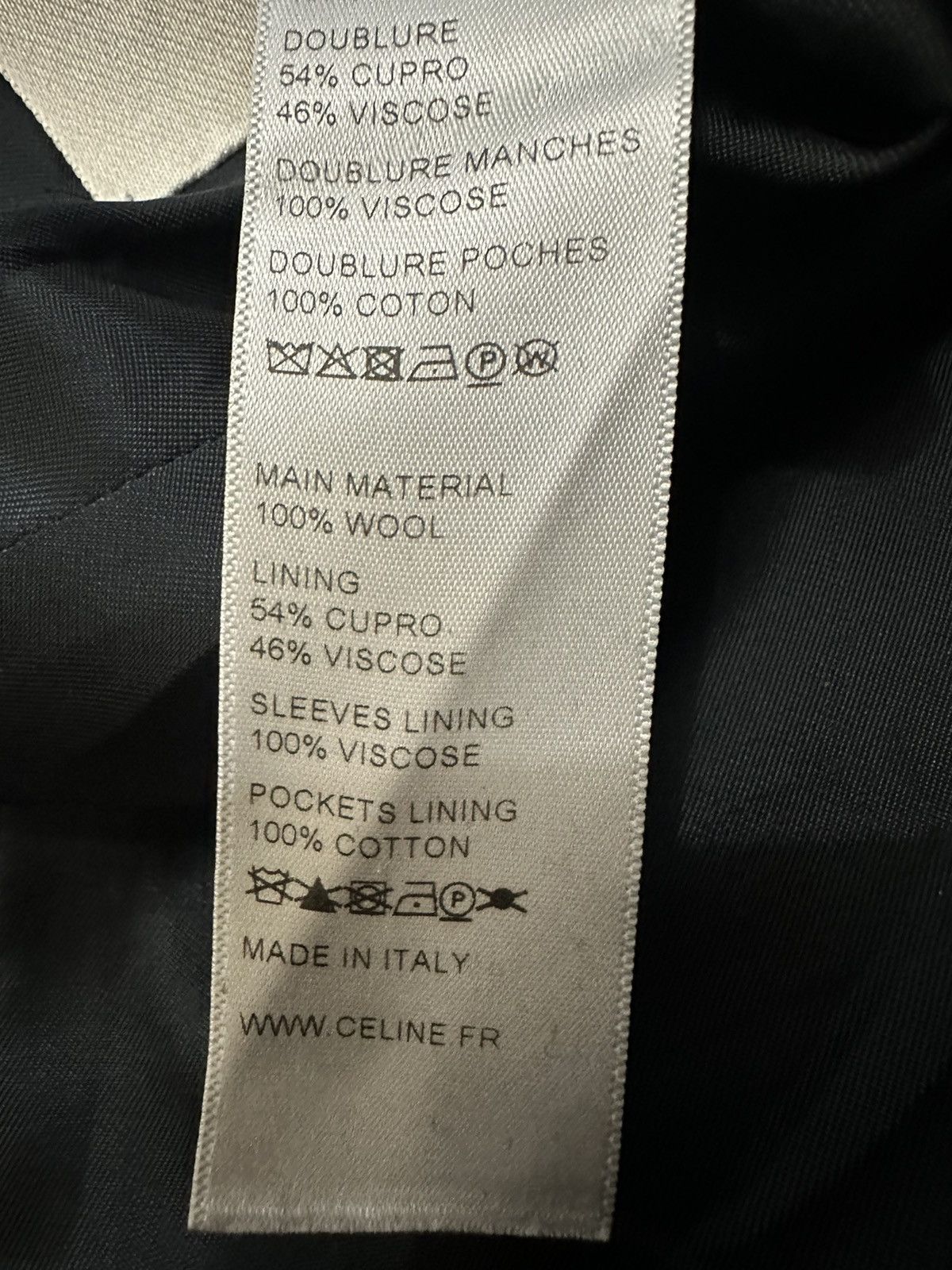 Celine × Hedi Slimane Celine by Hedi Slimane blazer jacket Size 46R - 8 Thumbnail