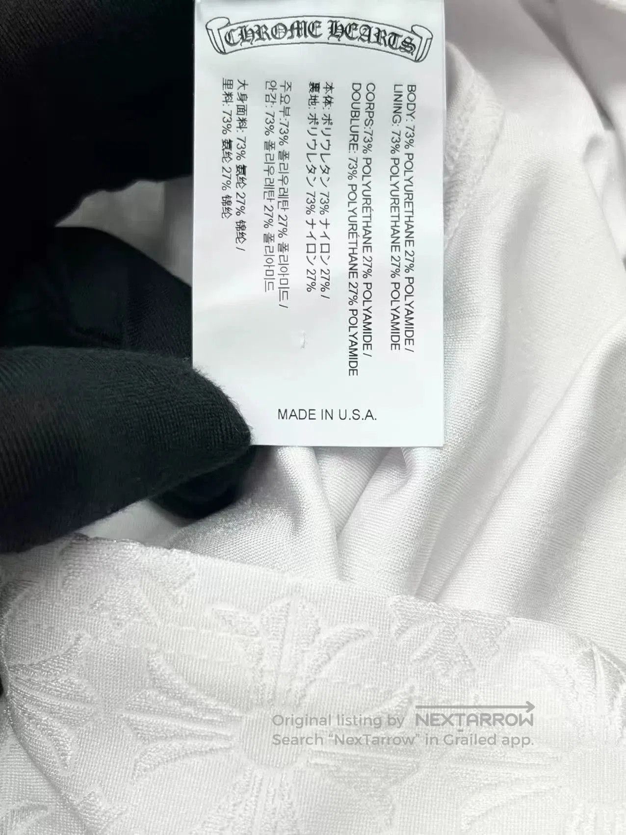 Chrome Hearts chrome hearts white sports tank top. Size US M / EU 48-50 / 2 - 4 Thumbnail