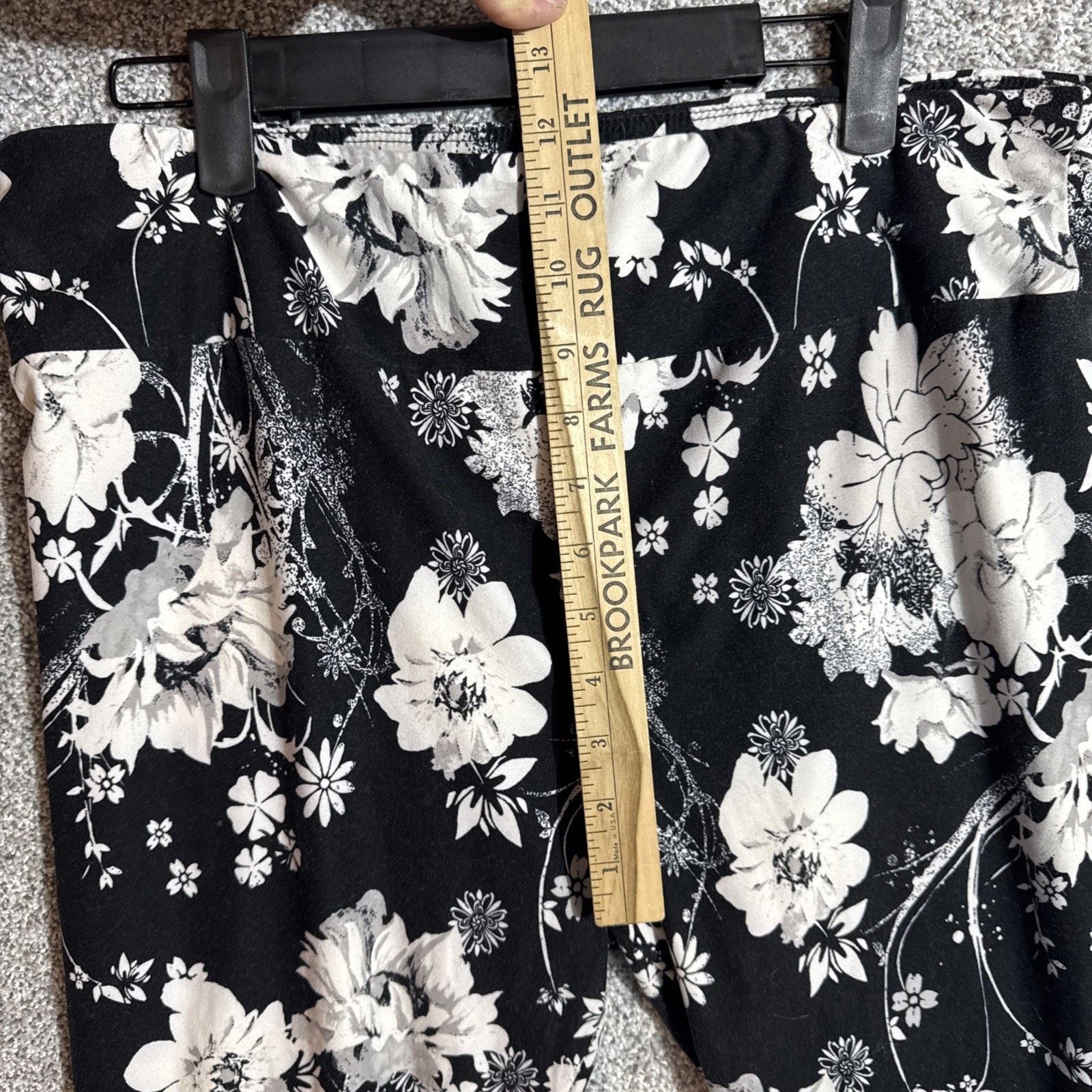 Other Floral Boho Chic Leggings Plus Tall Curvy Dark Fairy Grunge Size 34" / US 12 / IT 48 - 5 Thumbnail