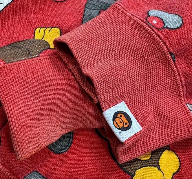 Bape BAPE Kaws Full Zip Hoodie Red Size US M / EU 48-50 / 2 - 2 Thumbnail