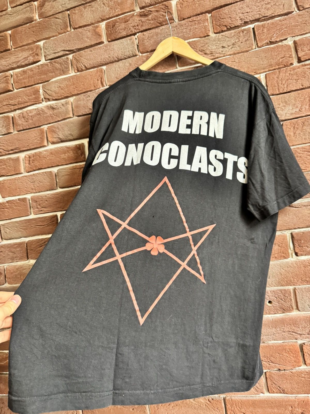 Band Tees Rare Vintage 00s Behemoth Thelema.6 Black Metal Band Tshirt Size US XL / EU 56 / 4 - 9 Thumbnail