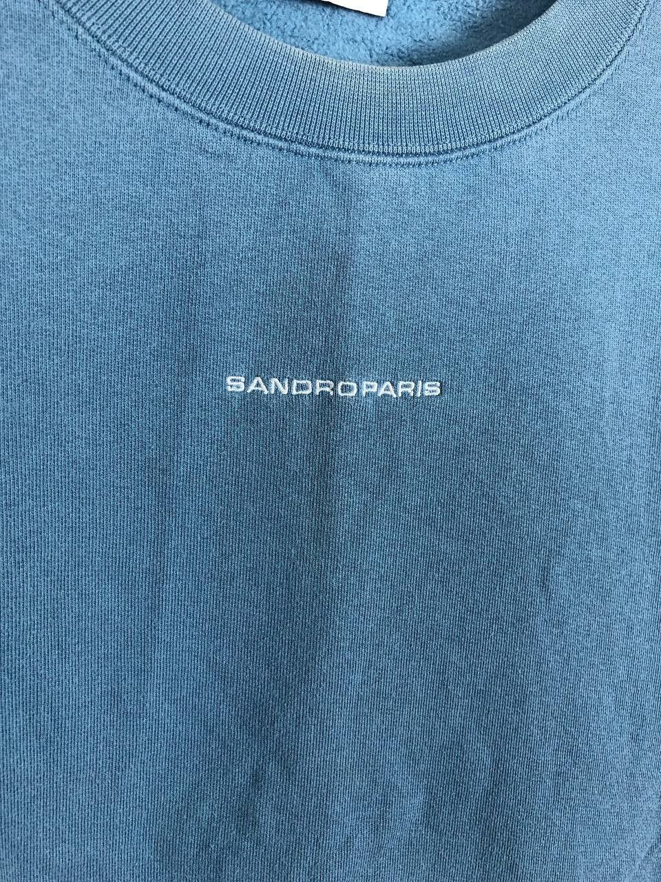 Sandro Sandro Paris Sweatshirt Crewneck Center Embroidered Logo S Size US S / EU 44-46 / 1 - 4 Thumbnail