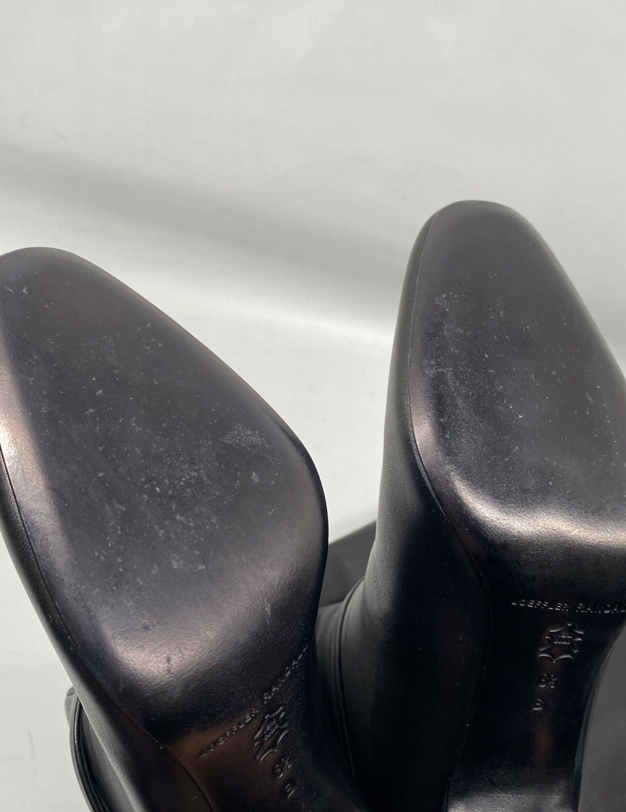 Loeffler Randall Loeffler Randall Solana Leather Buckle Knee Boots size 8.5 Size US 8.5 / IT 38.5 - 14 Thumbnail