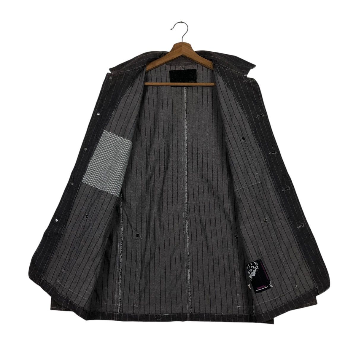 Japanese Brand 🔥VINTAGE HICKORY CHORE JACKET BREATH STRIPED ISSEY MIYAKE Size US M / EU 48-50 / 2 - 15 Thumbnail