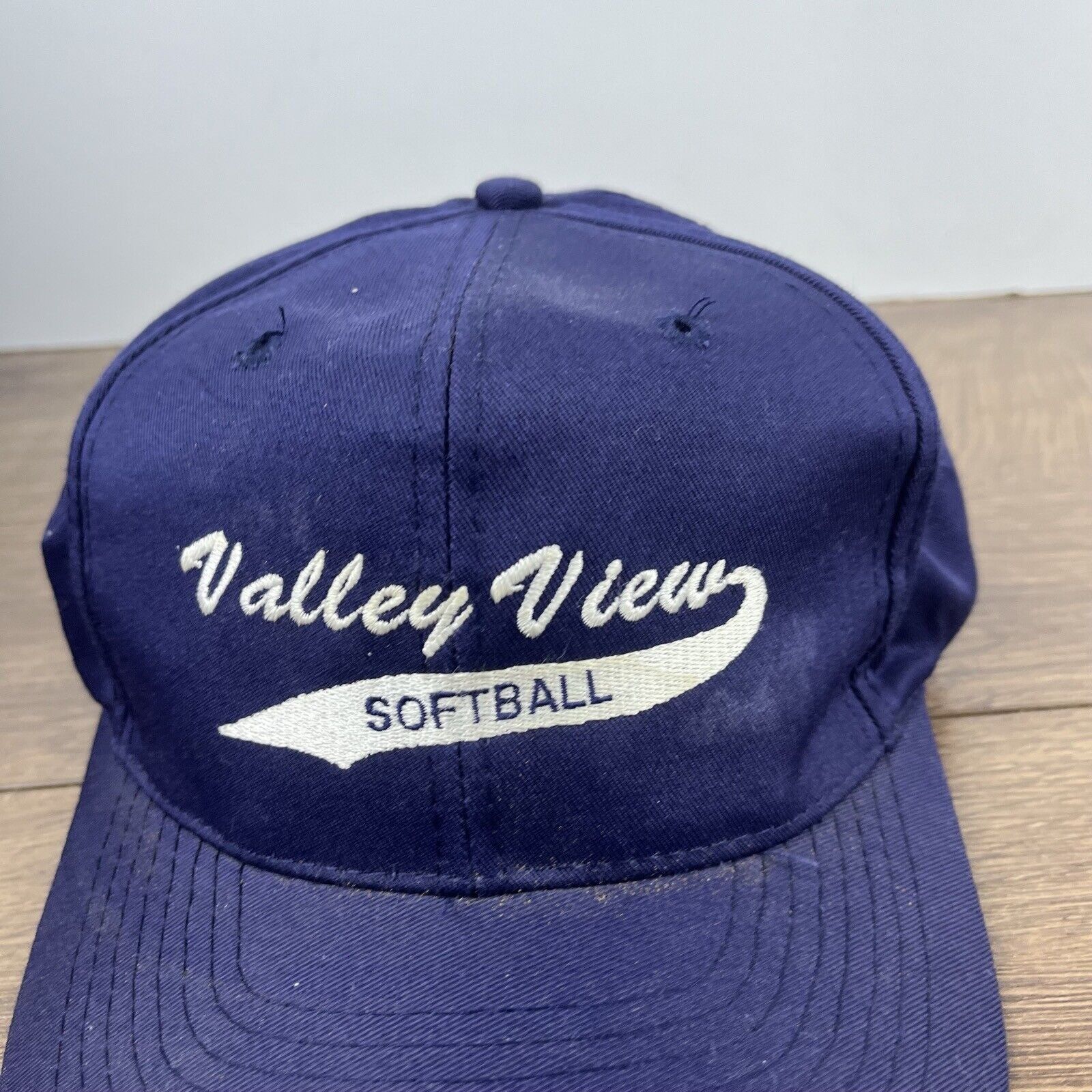 Other Valley View Softball Hat Blue Snapback Cap Adjustable Blue A Size ONE SIZE - 7 Thumbnail