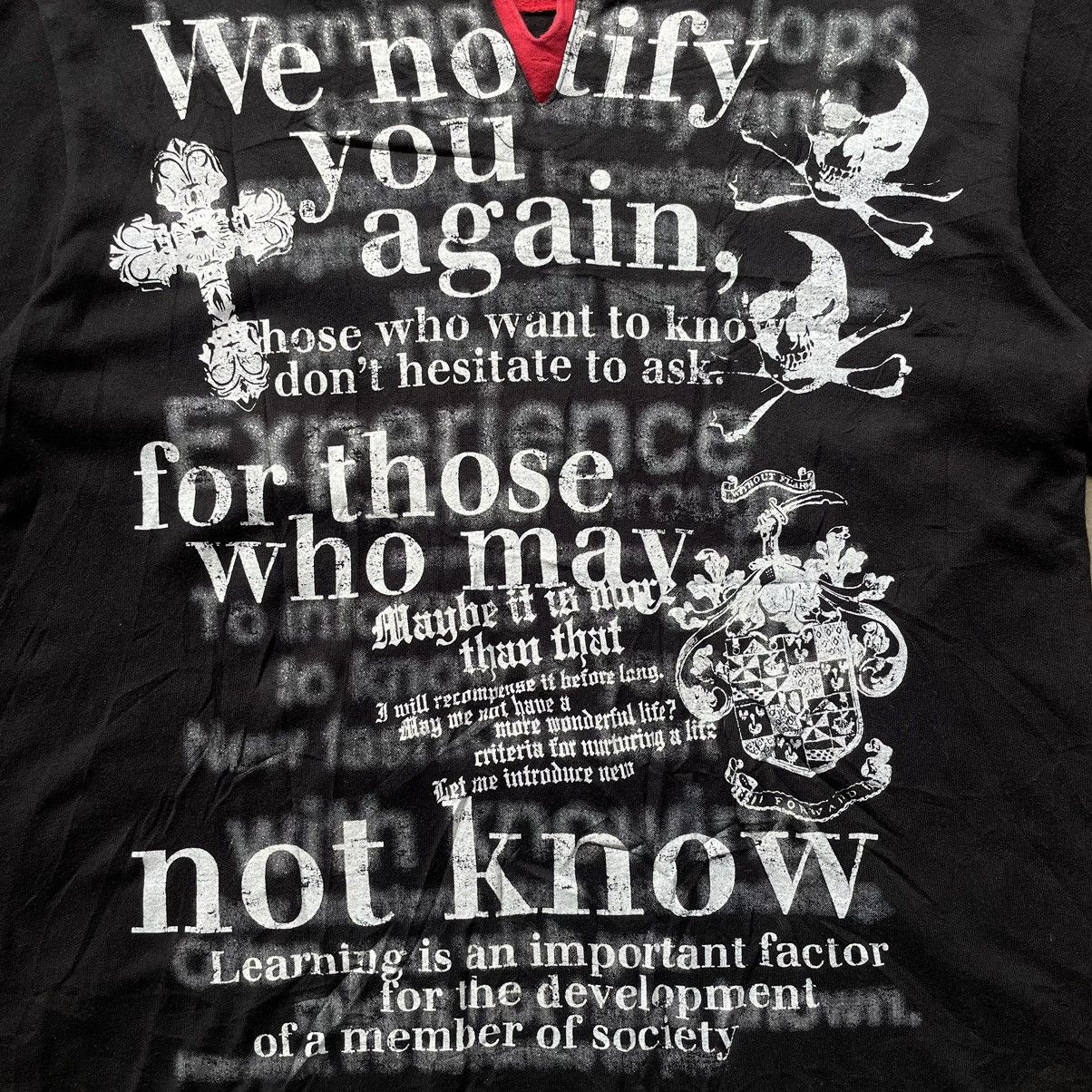 14th Addiction 🇯🇵 Double Layer BeaumontCarr Skull Crosses Poem Gothic Punk Size US S / EU 44-46 / 1 - 4 Thumbnail