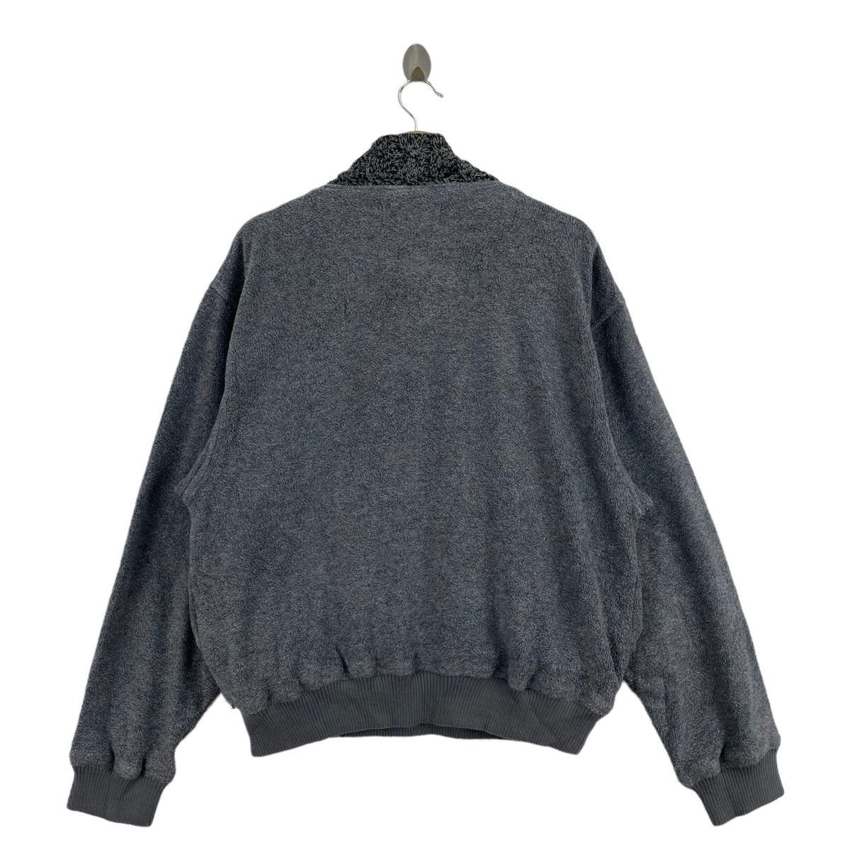 Missoni MISSONI ITALY Outdoor Retro Sherpa Grey Fleece Light Jacket Size US L / EU 52-54 / 3 - 2 Thumbnail
