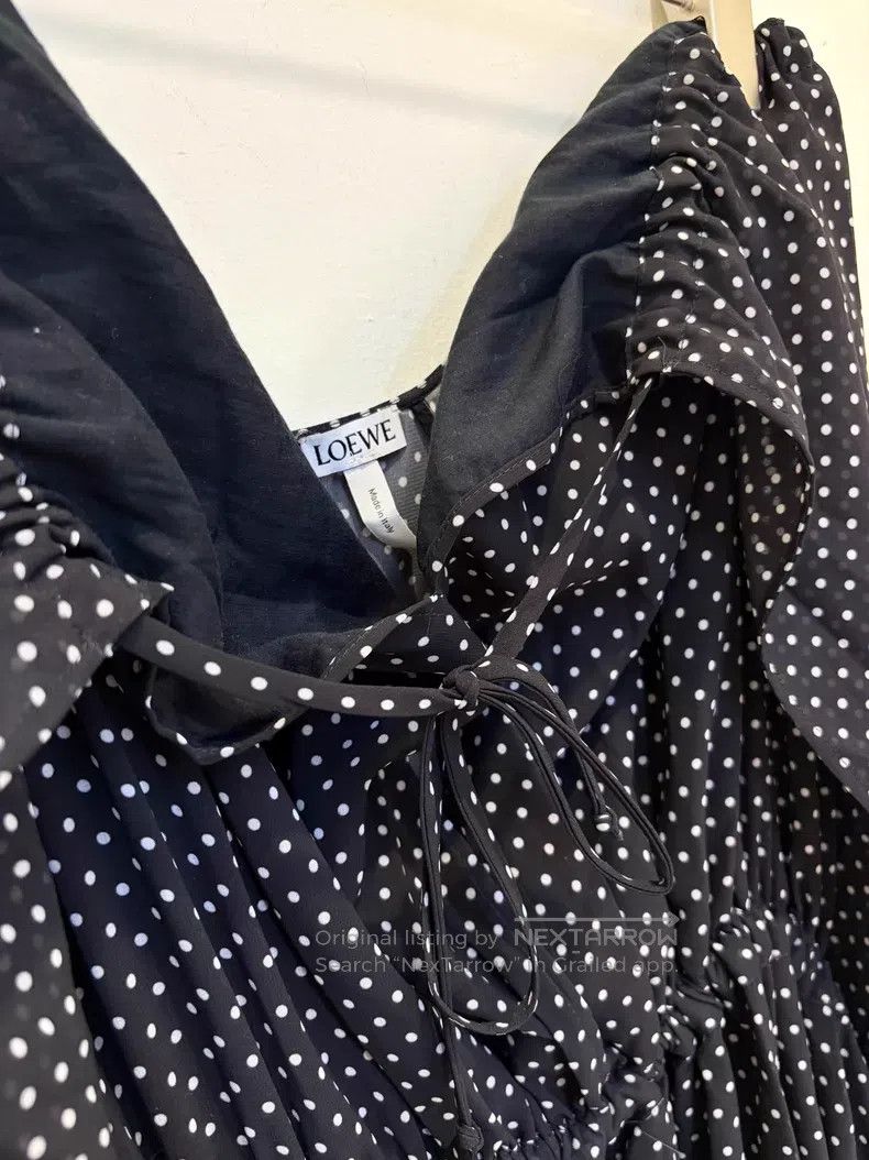 Loewe Loewe Polka dot long-sleeve dress Size XS / US 0-2 / IT 36-38 - 2 Thumbnail
