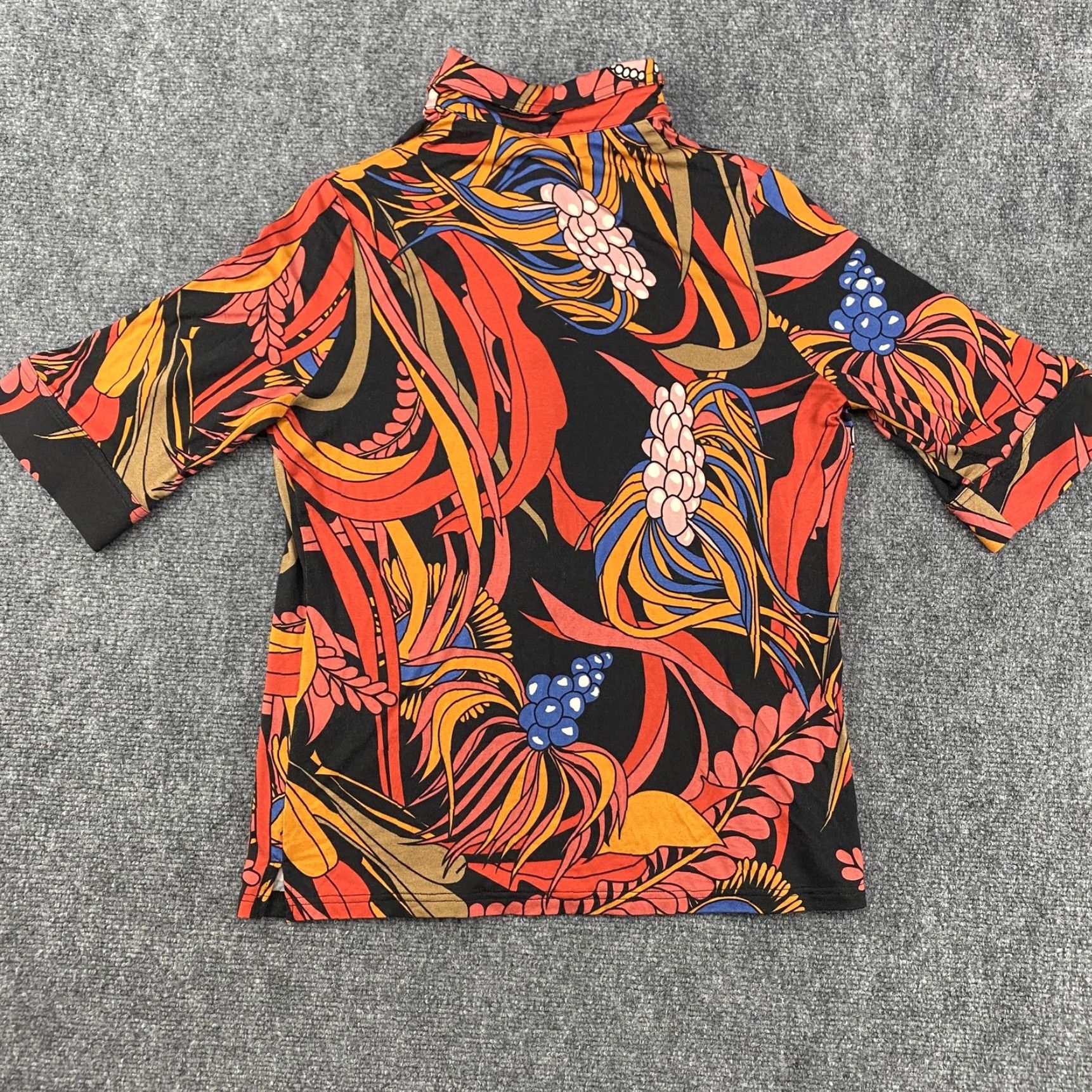Vintage VINTAGE La Prestic Ouiston Polo Shirt Womens 0 Floral Print Lauren SS22WSH11B Size XS / US 0-2 / IT 36-38 - 6 Thumbnail