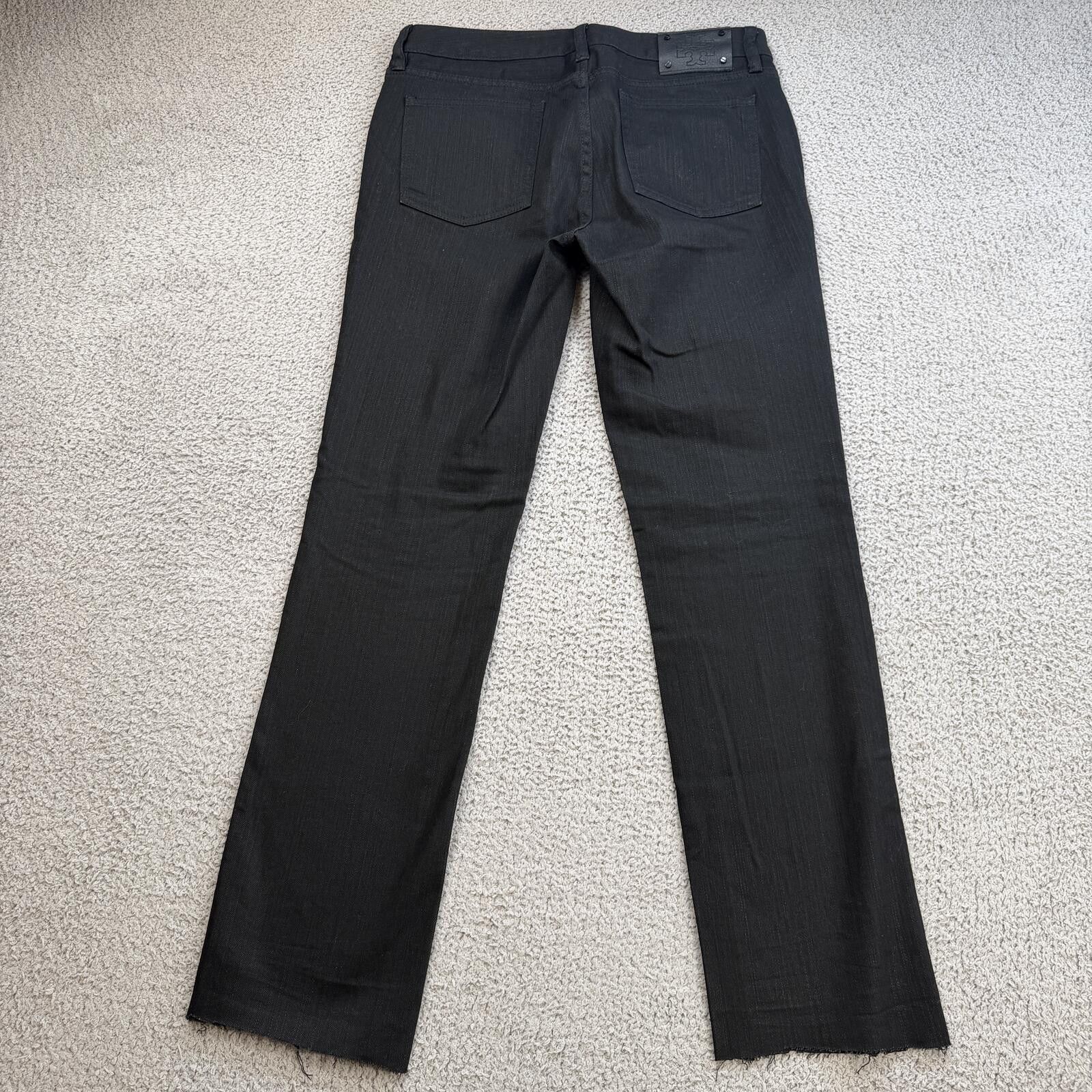 Other Tory Burch Womens Dark Wash Straight Leg Jeans 29 Minimalist Size 29" - 2 Thumbnail