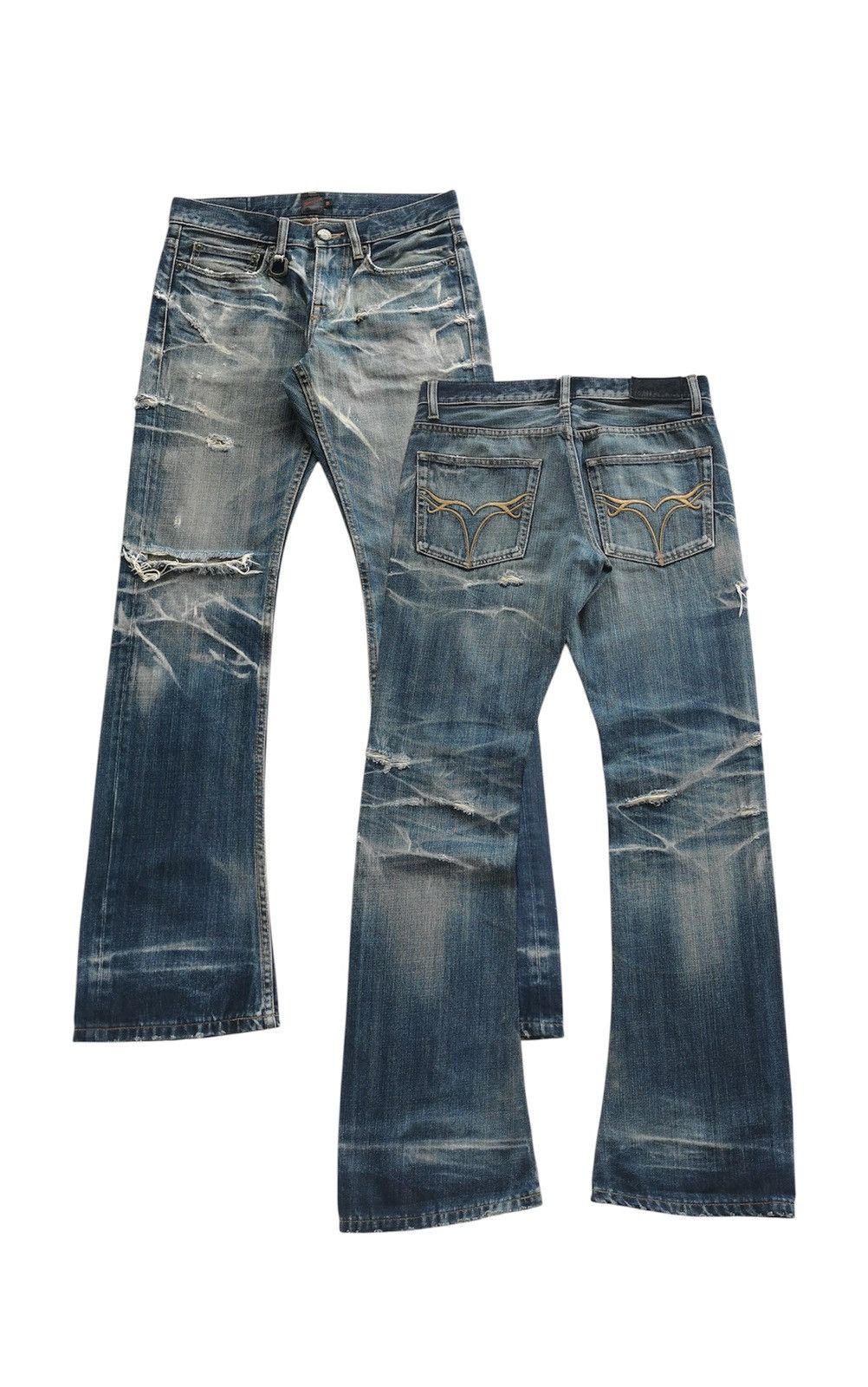 00s jack rose flare denim ラメ archive ヒゲ 00s jack rose flare denim ラメ archive ヒゲ jack rose 00s archive