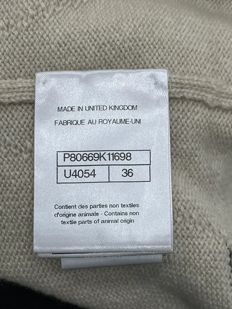 Chanel Chanel 25K beige and black cashmere knitted cardigan coat Size XS / US 0-2 / IT 36-38 - 5 Thumbnail