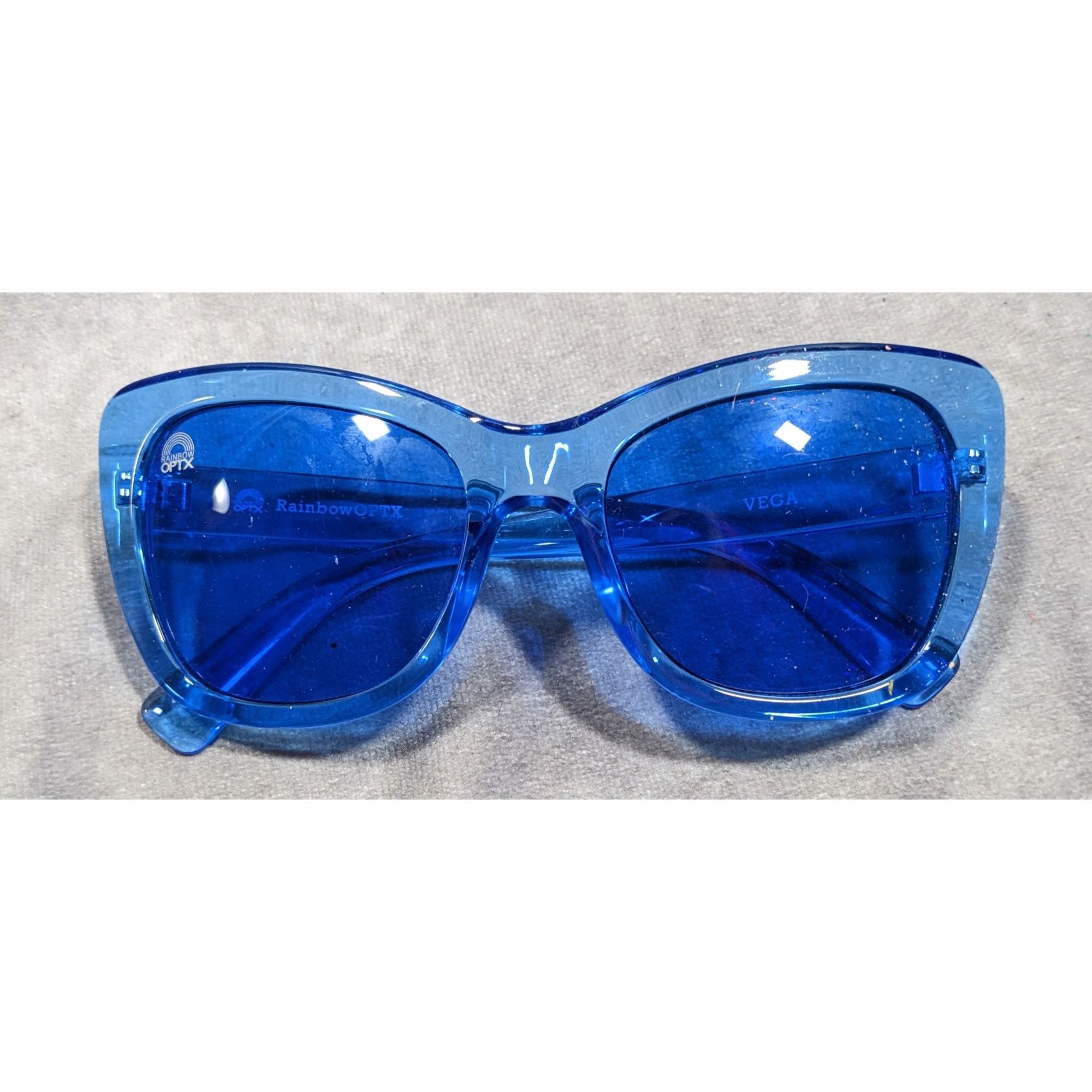 Other Rainbow Optx Vega Blue Translucent Sunglasses Size ONE SIZE - 2 Thumbnail