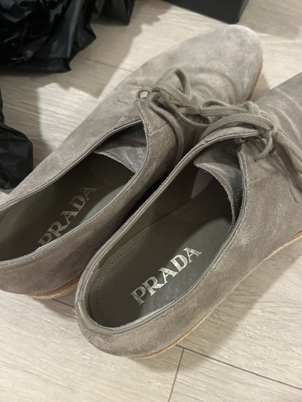 Prada Prada suede shoes size 43-44 Size US 10 / EU 43 - 5 Thumbnail