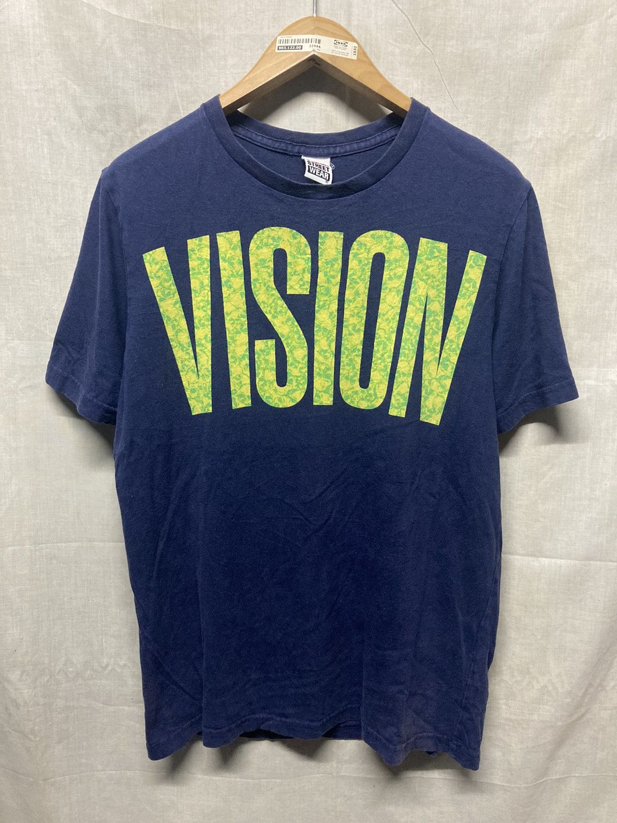 Vintage × Vision Streetwear Vintage Vision Streetwear Big Logo Navy Tee Size US M / EU 48-50 / 2 - 1 Thumbnail