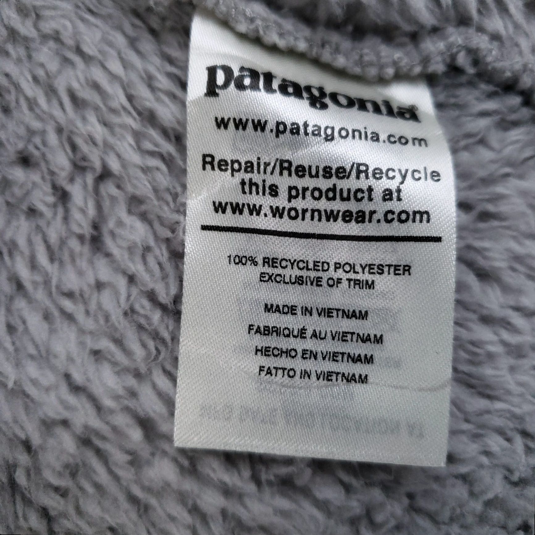 Patagonia Patagonia Los Gatos Jacket Womens Large Gray 1/4 Zip Pullover - Regular Fit, Casual Outdoor Coat Size L / US 10 / IT 46 - 7 Thumbnail