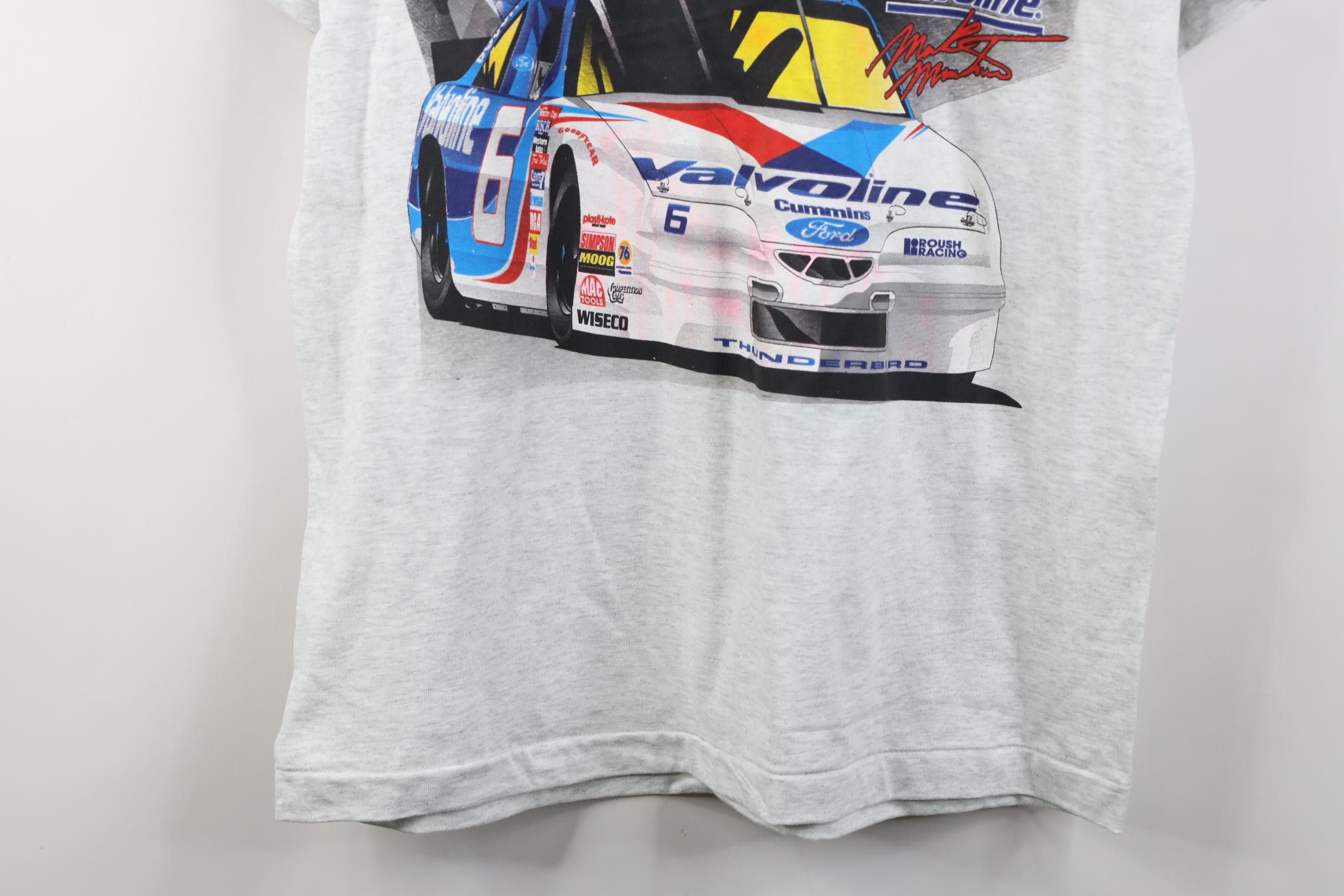 Vintage Vintage 90s NASCAR Mark Martin Valvoline Racing T-Shirt US Size US L / EU 52-54 / 3 - 3 Thumbnail