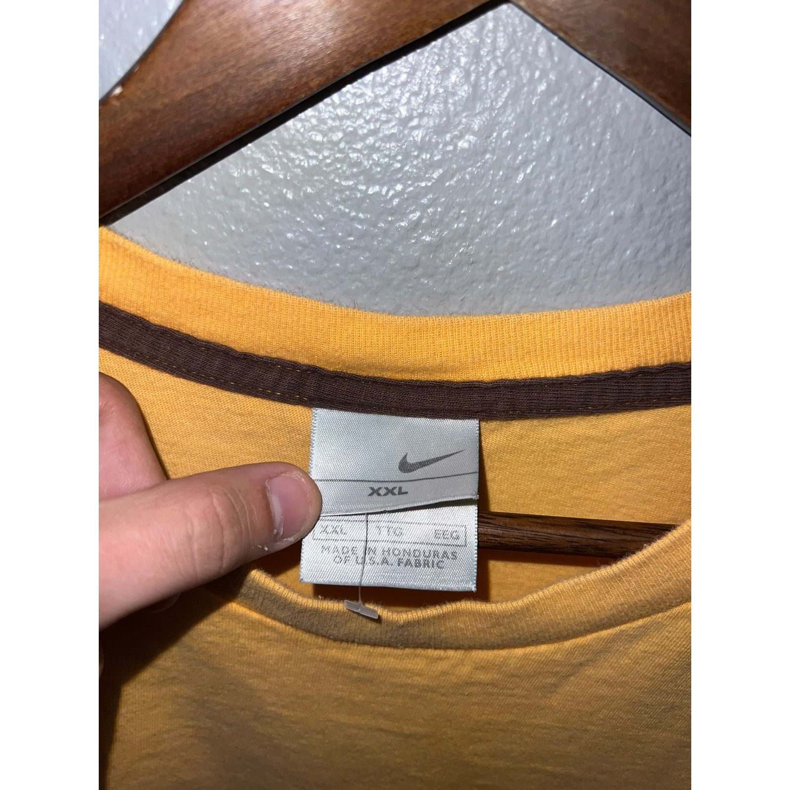 Nike Y2K Nike Peach Shirt Swoosh Embroidery Essential XL Size US XL / EU 56 / 4 - 6 Thumbnail