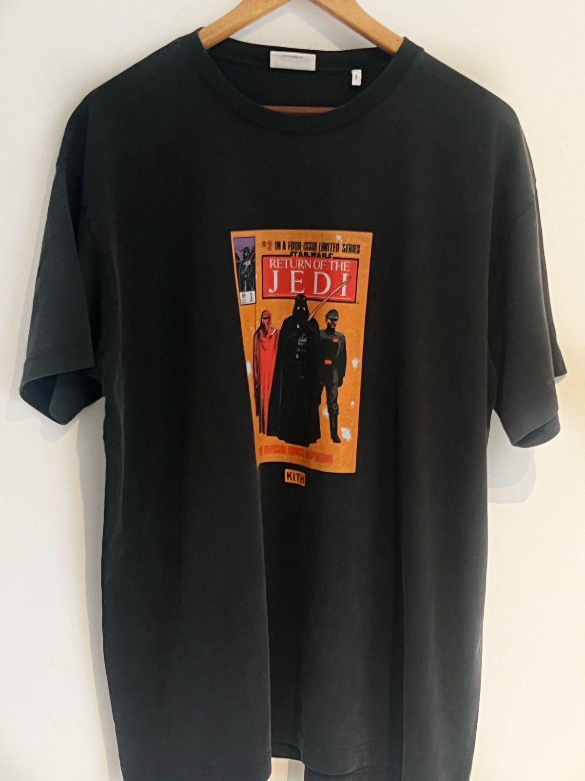 image of Kith For Star Wars Return Of A Jedi Unreleased Vintage Tee in White, Men's (Size Large)