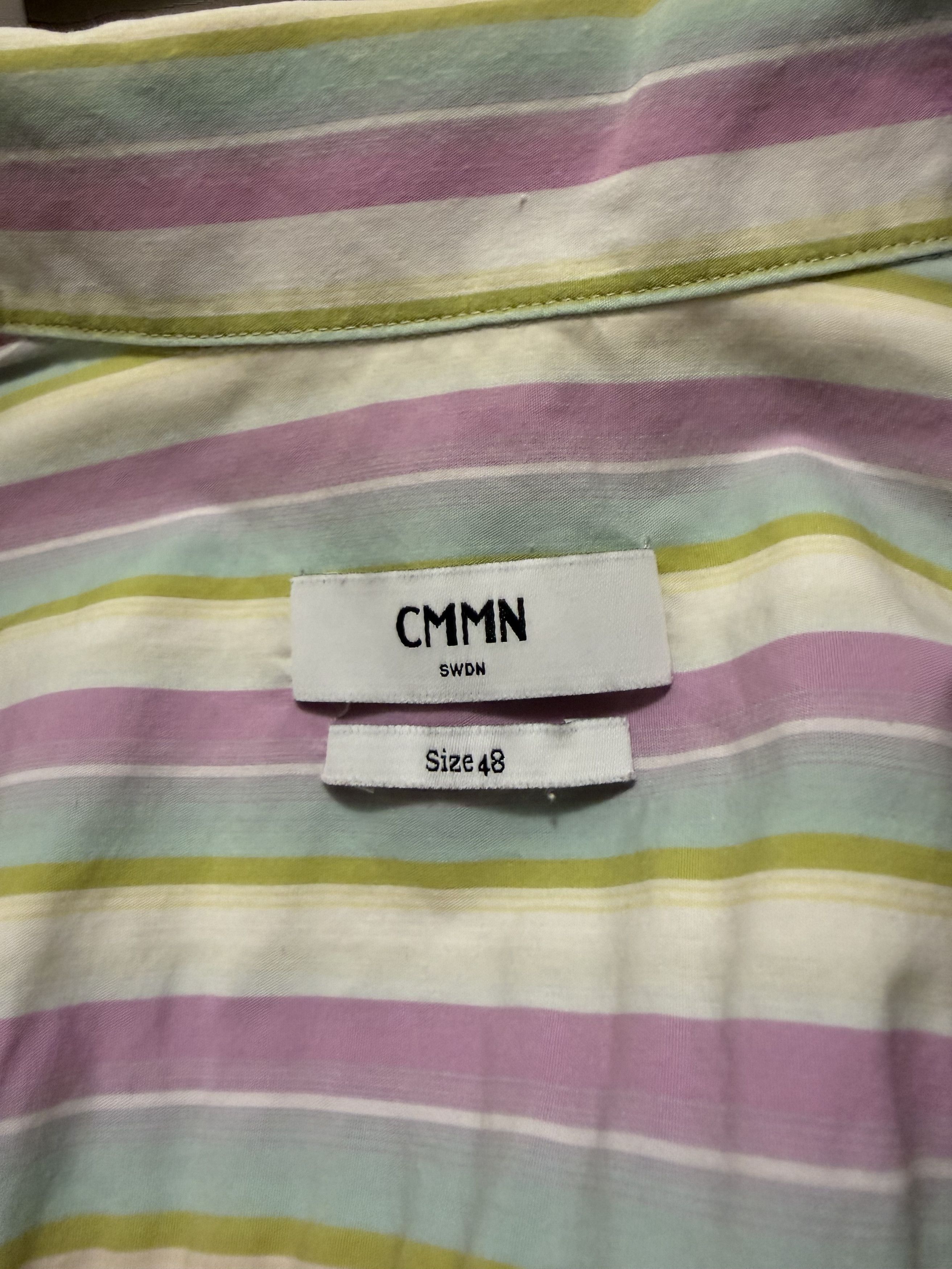 CMMN SWDN Short Sleeve Button Down Shirt Size US M / EU 48-50 / 2 - 3 Thumbnail