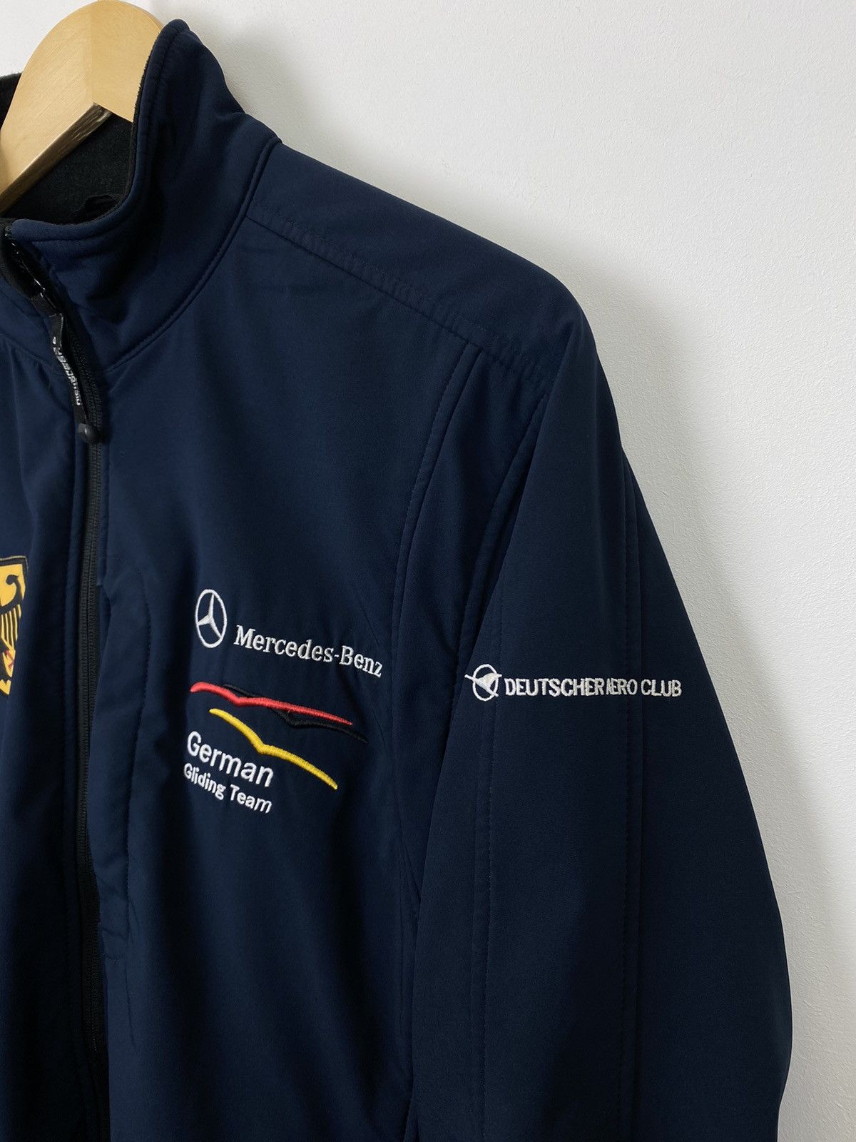 Mercedes-Benz Vintage James & Nicholson Mercedes-Benz Racing Jacket Blue Size US S / EU 44-46 / 1 - 4 Thumbnail