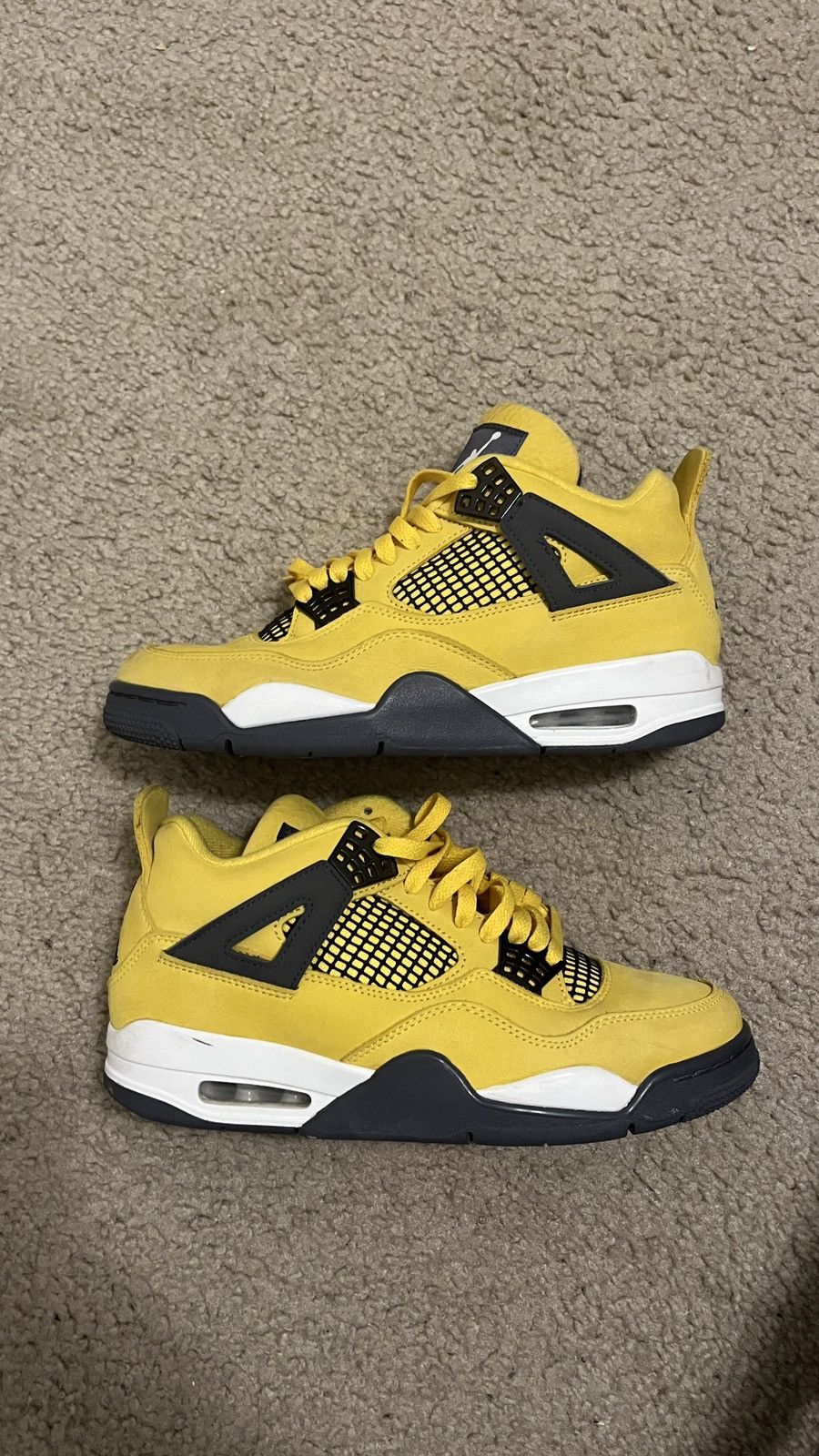 Jordan Brand Jordan 4s Yellow thunder Size US 8 / EU 41 - 2 Thumbnail