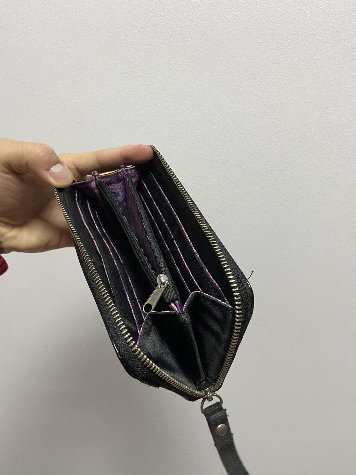 Japanese Brand × Vintage George Gina Lucy wallet Lacquering small logo vintage zip Size ONE SIZE - 5 Thumbnail