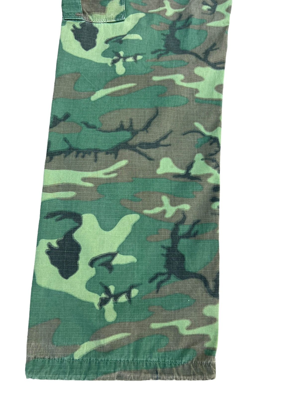 Vintage 60s 70s Nam War ERDL Camo Ripstop Poplin Trouser Pant Size US 32 / EU 48 - 16 Thumbnail
