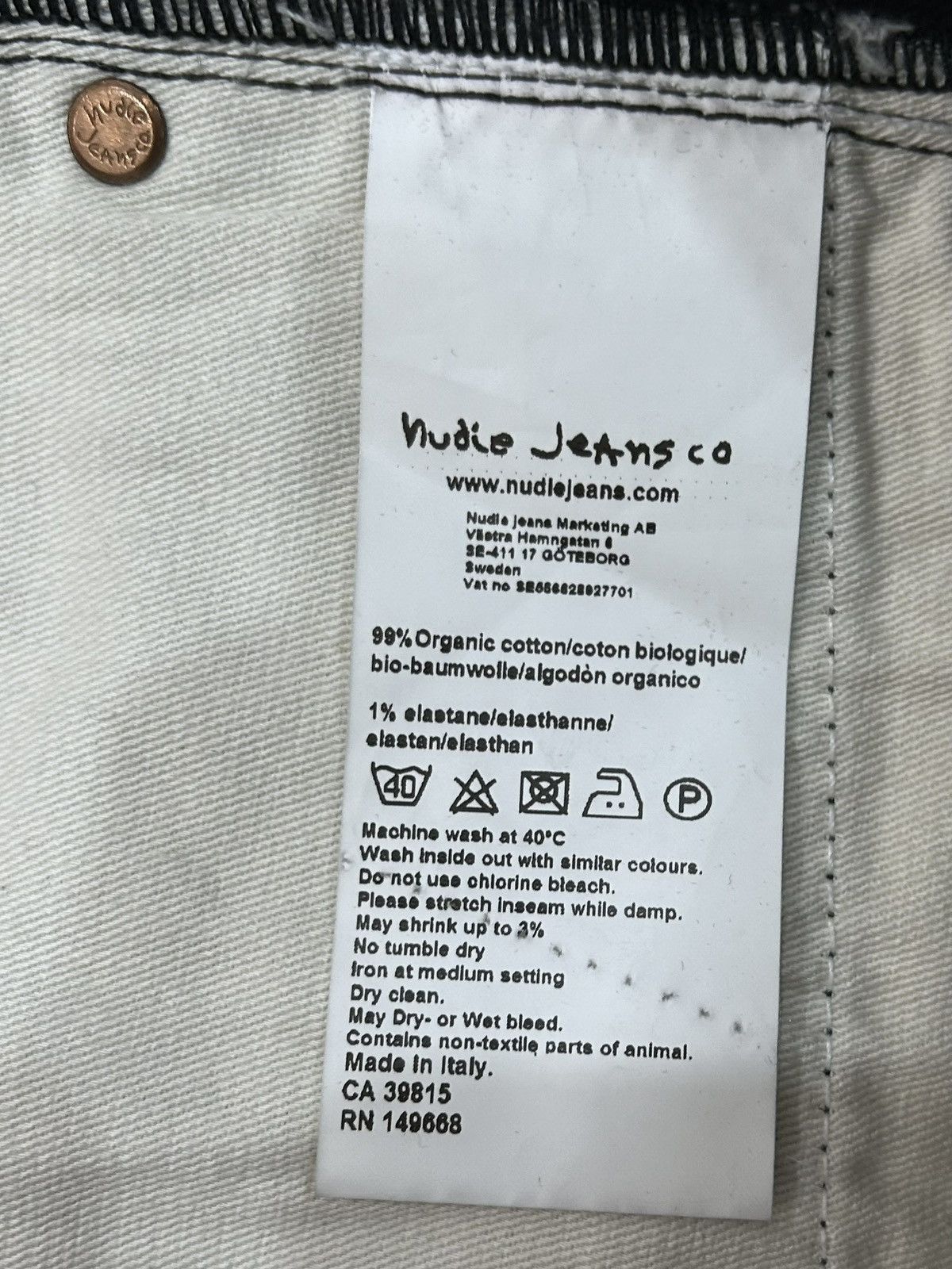 Nudie Jeans Lean Dean Dry Cold Black Nudie Jeans Size US 28 / EU 44 - 6 Thumbnail