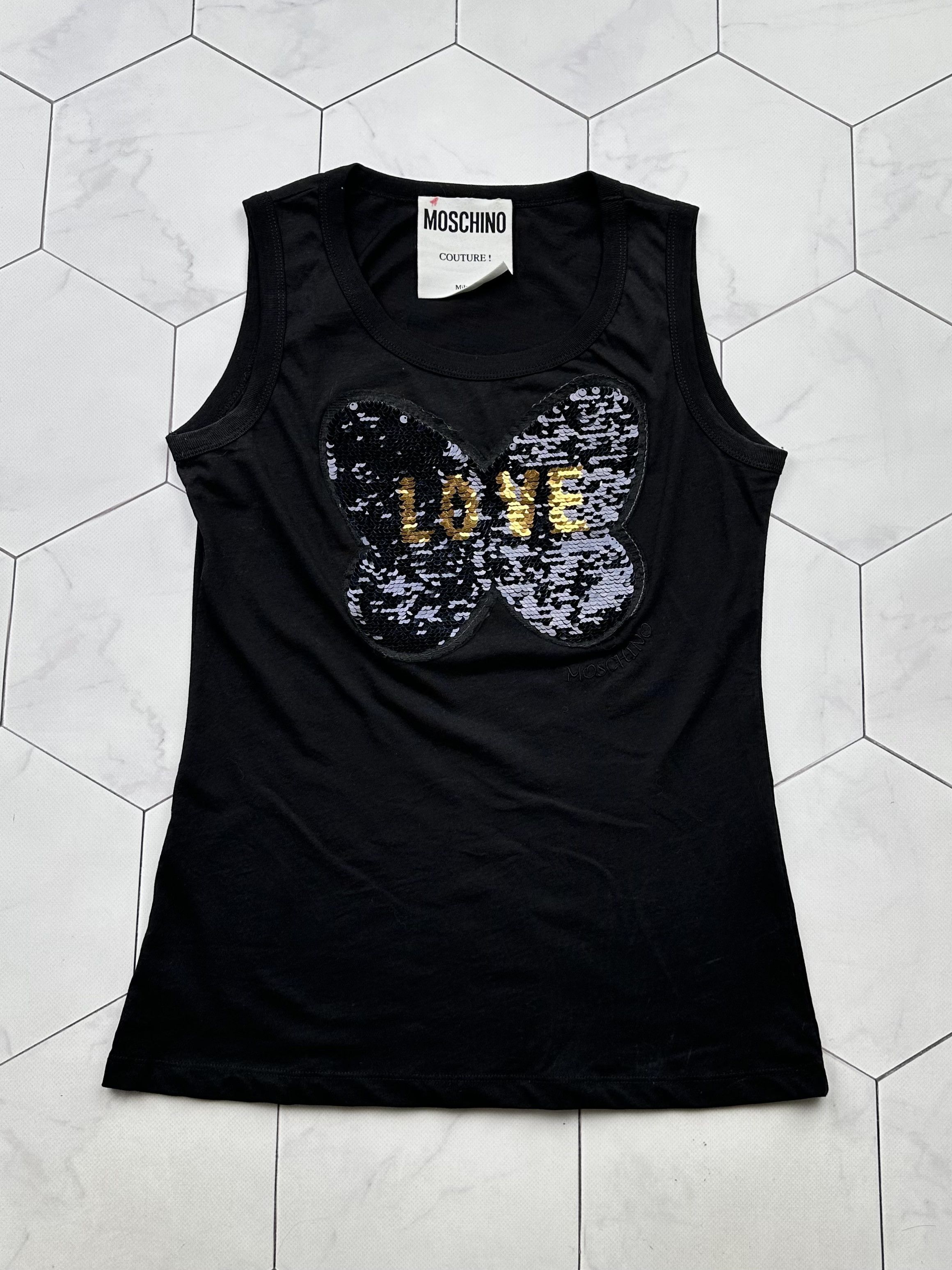 Moschino Moschino Tank Top (B109) Size M / US 6-8 / IT 42-44 - 1 Thumbnail