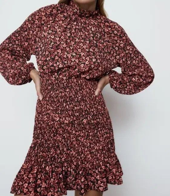 Zara ZARA V.2.0 Midi Dress –Like New" Size M / US 6-8 / IT 42-44 - 2 Thumbnail