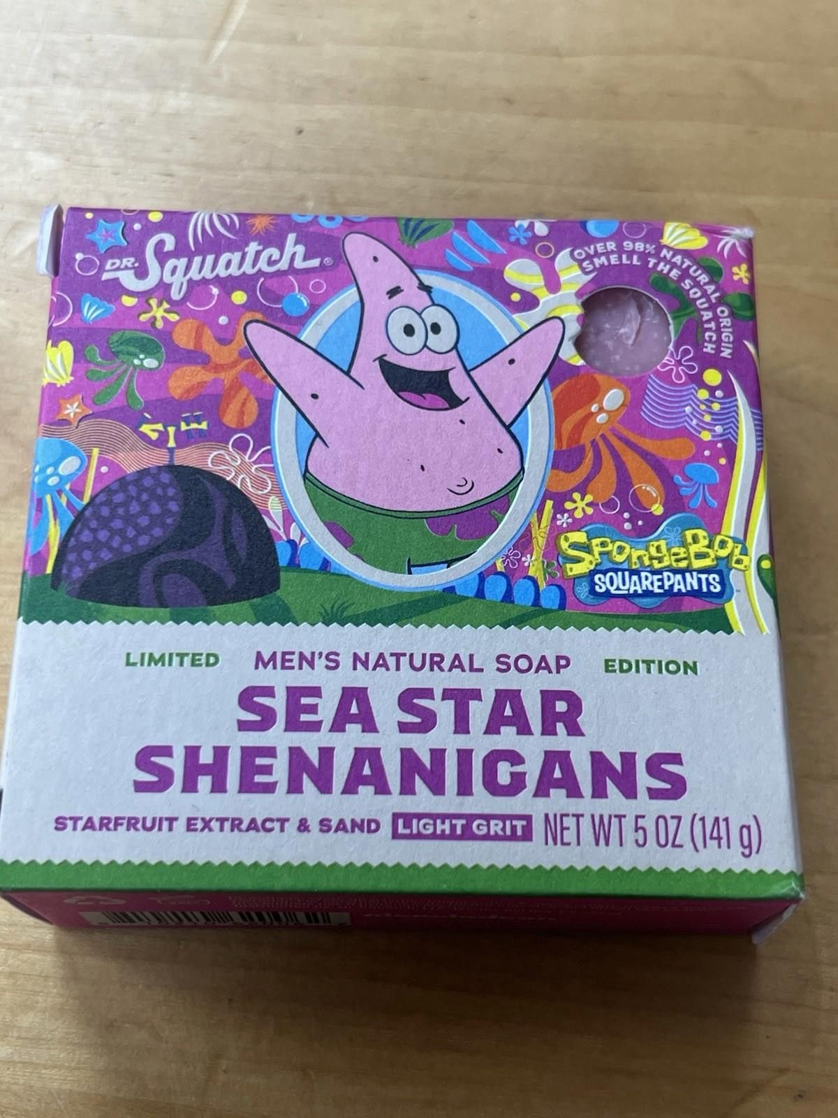 Other Dr. Squatch Bar Soap Spongebob Sea Light Grit Nickelodeon Size ONE SIZE - 3 Thumbnail