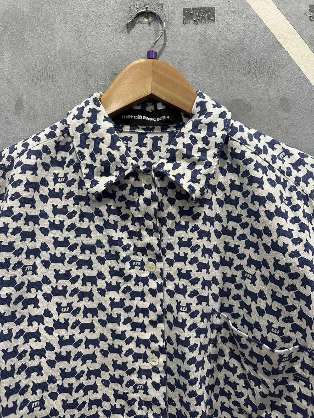mercibeaucoup Mercibeaucoup Crop Button Ups Shirt Size L / US 10 / IT 46 - 2 Thumbnail