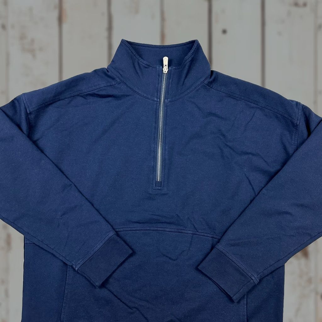Vintage B. Draddy Sweater Men M Blue 1/4 Zip Golf Pullover Pockets Size US M / EU 48-50 / 2 - 1 Thumbnail