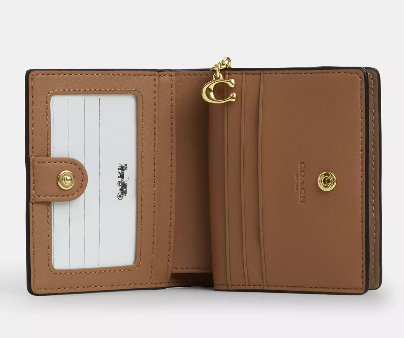 Snap Wallet With Patchwork And Snake Print CCR27