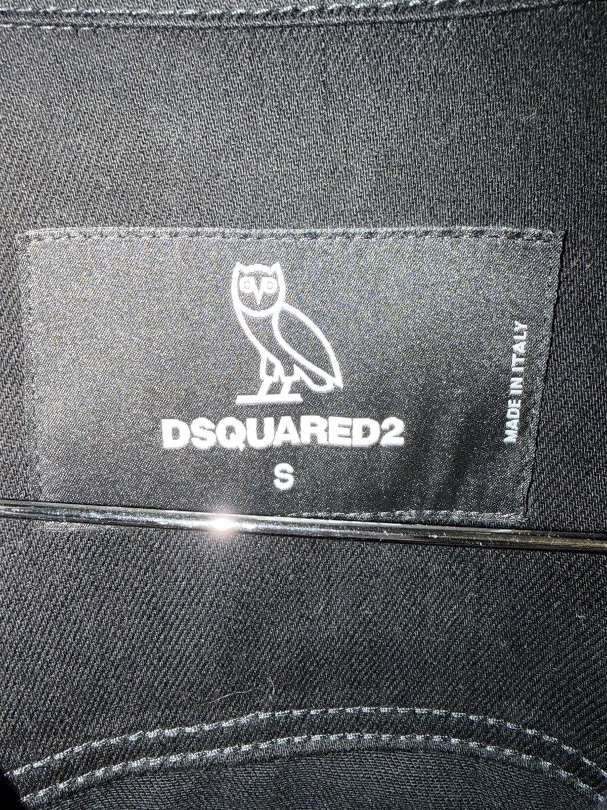 Dsquared2 Dsquared2 x October’s Very Own New Black Jean Jacket Size US S / EU 44-46 / 1 - 6 Thumbnail