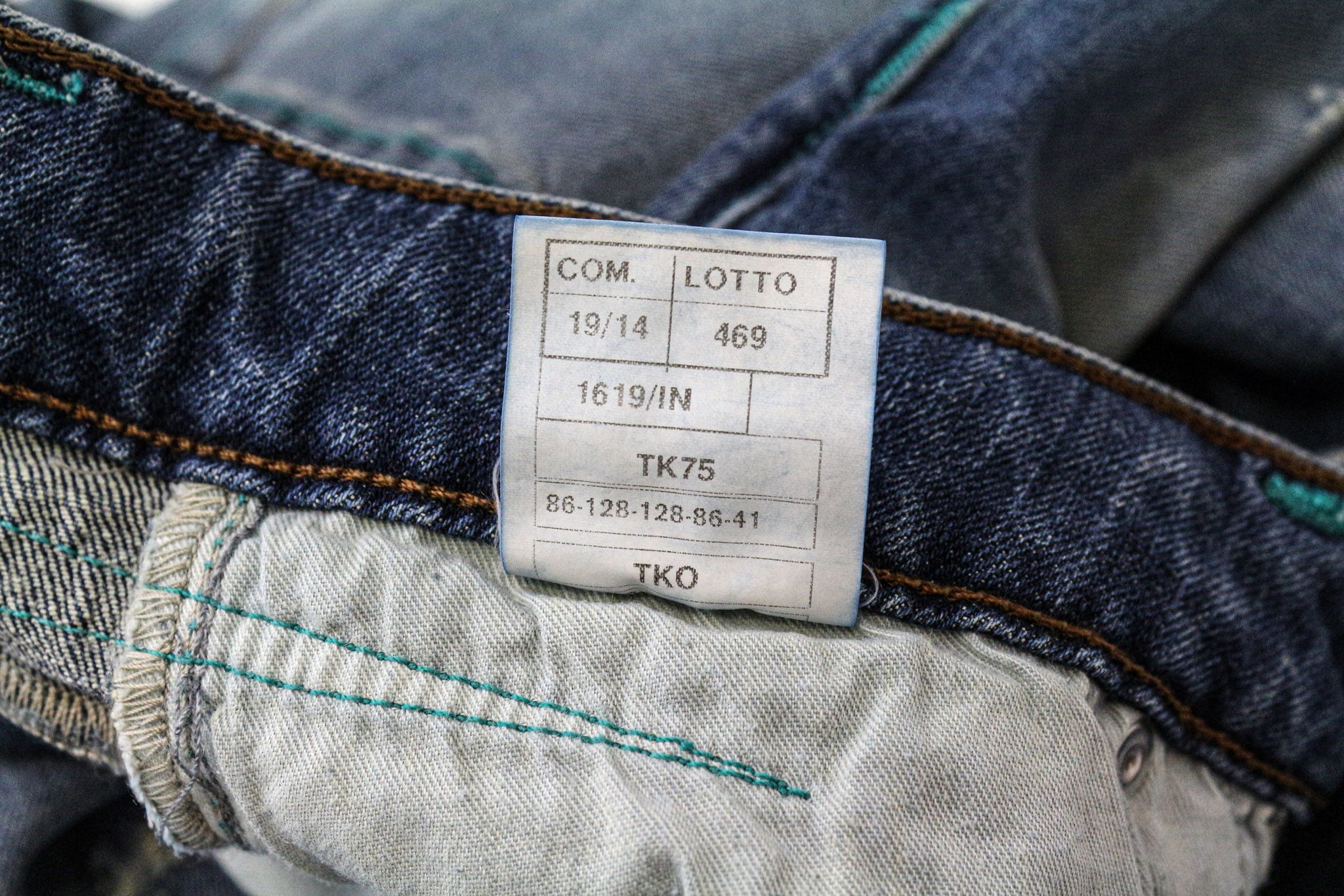 Takeshy Kurosawa W30 Slim Fit Blue Cotton Stretch Distressed Jeans 75681 Size US 30 / EU 46 - 6 Thumbnail