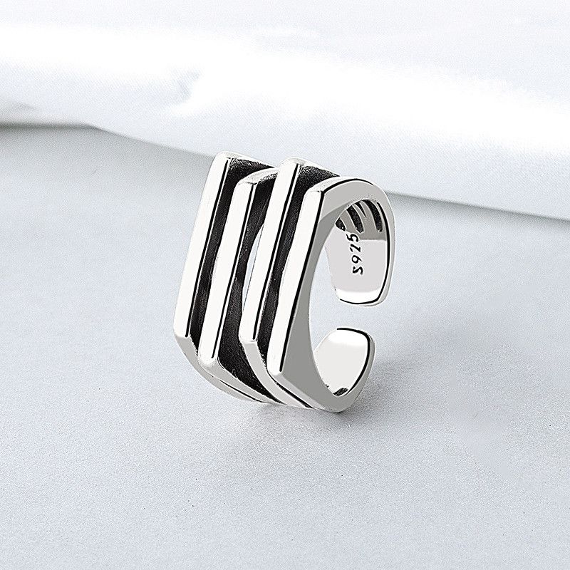 Jewelry × Vintage Multilayer Geometric Line Ring Size ONE SIZE - 1 Thumbnail