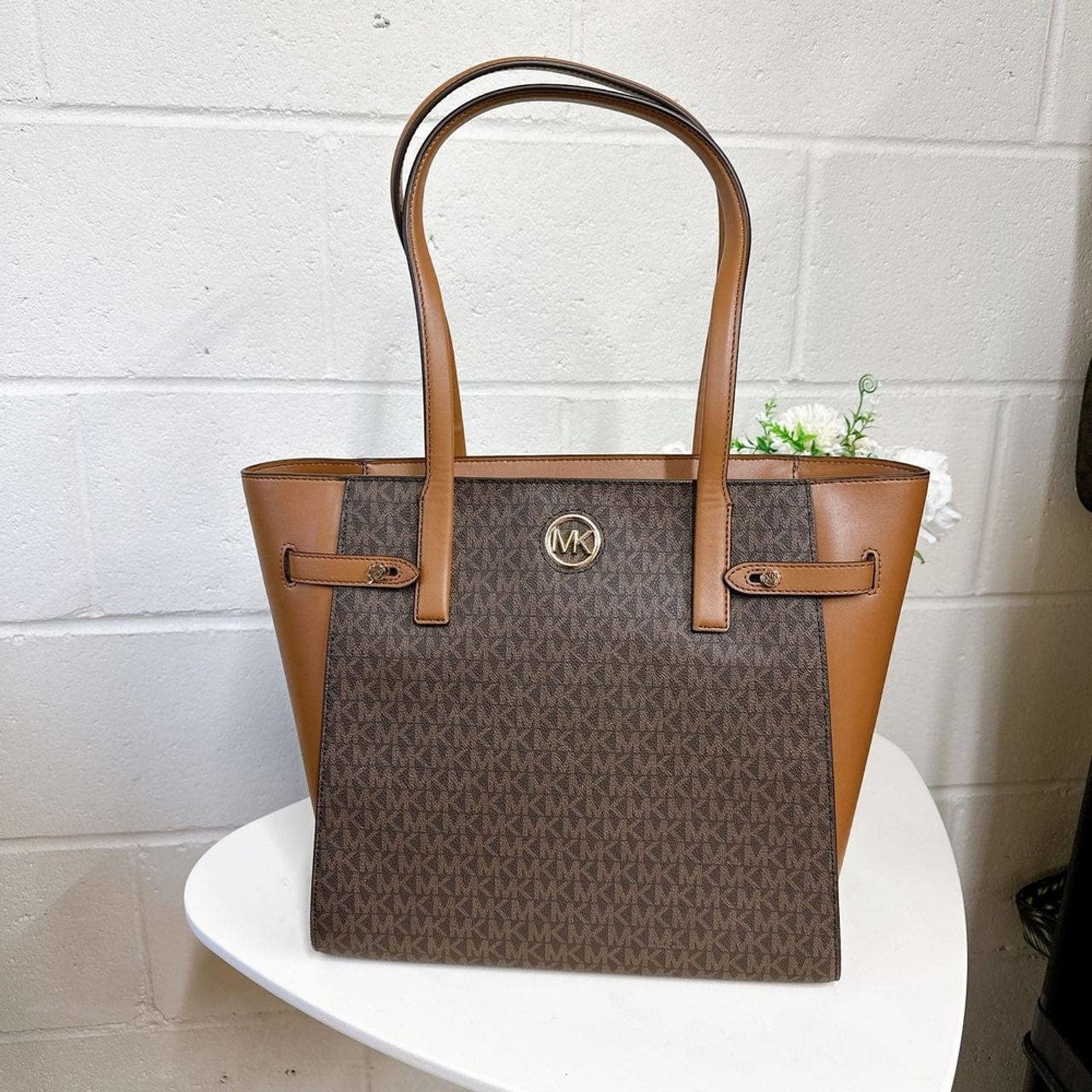 Michael Kors Michael Kors 35S2GNMT3B Tote Bag IN Brown Size ONE SIZE - 3 Thumbnail