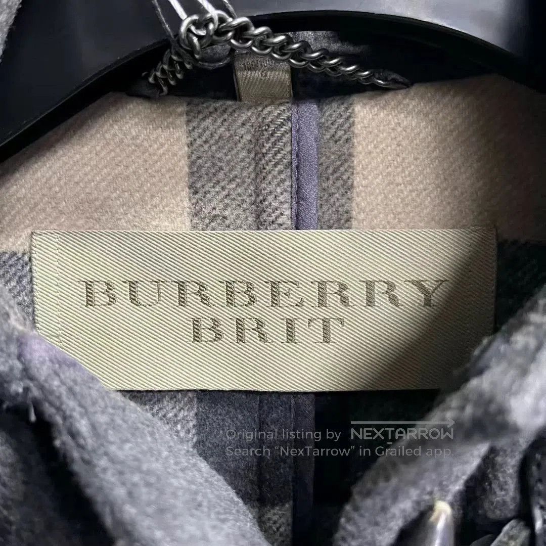 Burberry gray loose hooded jacket by burberry. Size US L / EU 52-54 / 3 - 2 Thumbnail