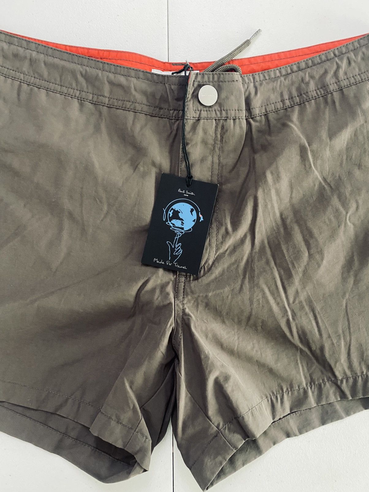 Paul Smith Paul Smith Muted Brown Slim Swim Short Made for Travel L NWT Size US 34 / EU 50 - 10 Thumbnail