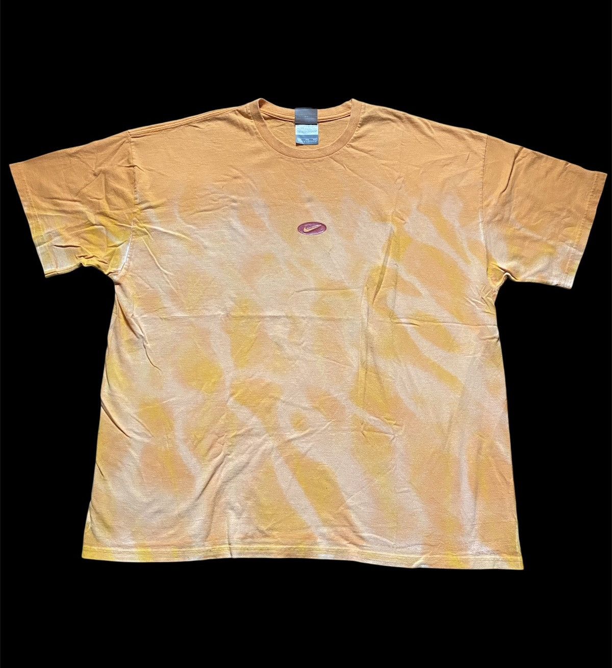 Vintage Y2K Nike Air Bakin Yellow Flame Center Swoosh Shirt