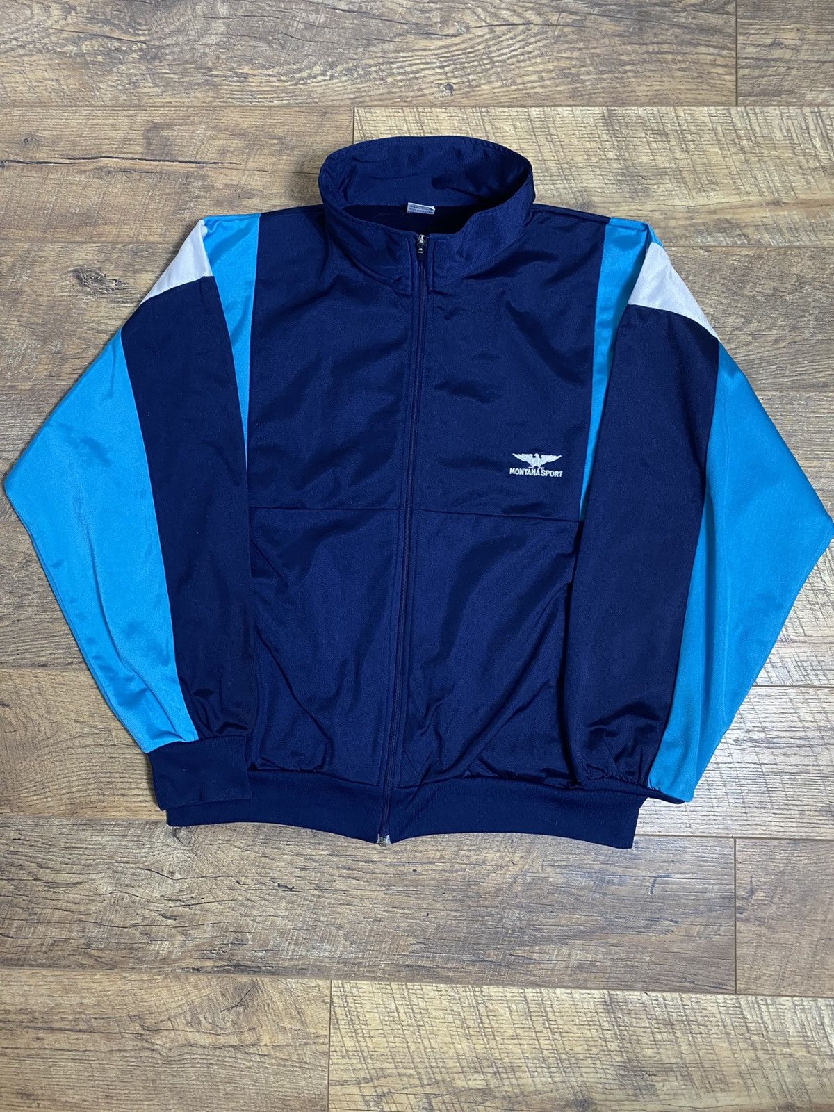 Vintage VINTAGE MONTANA SPORT Tracksuit 80s 90s Blue Track Suit Set Size US XL / EU 56 / 4 - 2 Thumbnail