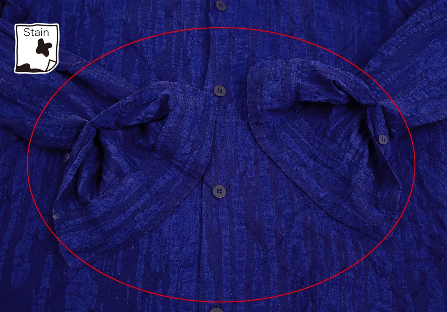Issey Miyake Random Ripple Stripe Shirt in Blue 4 Size US XL / EU 56 / 4 - 7 Thumbnail